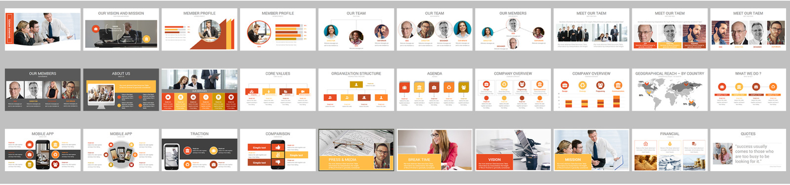 Business Model Design PowerPoint template - TemplateMonster