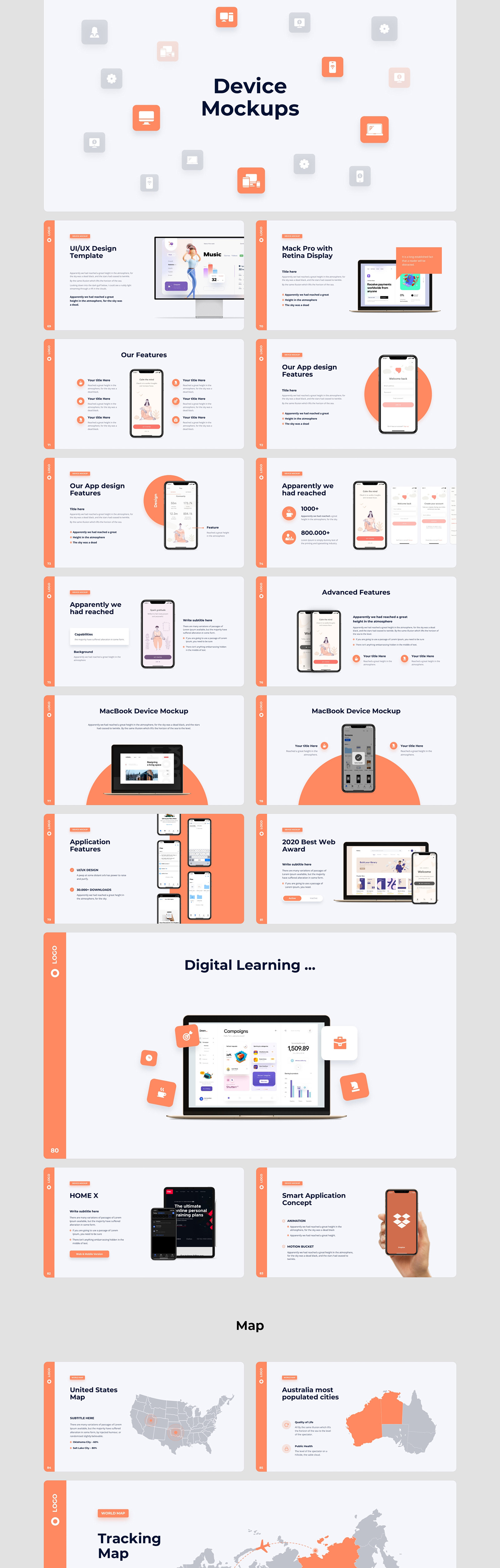 Pitch Deck - Smooth Animated Presentation Bundle PowerPoint template