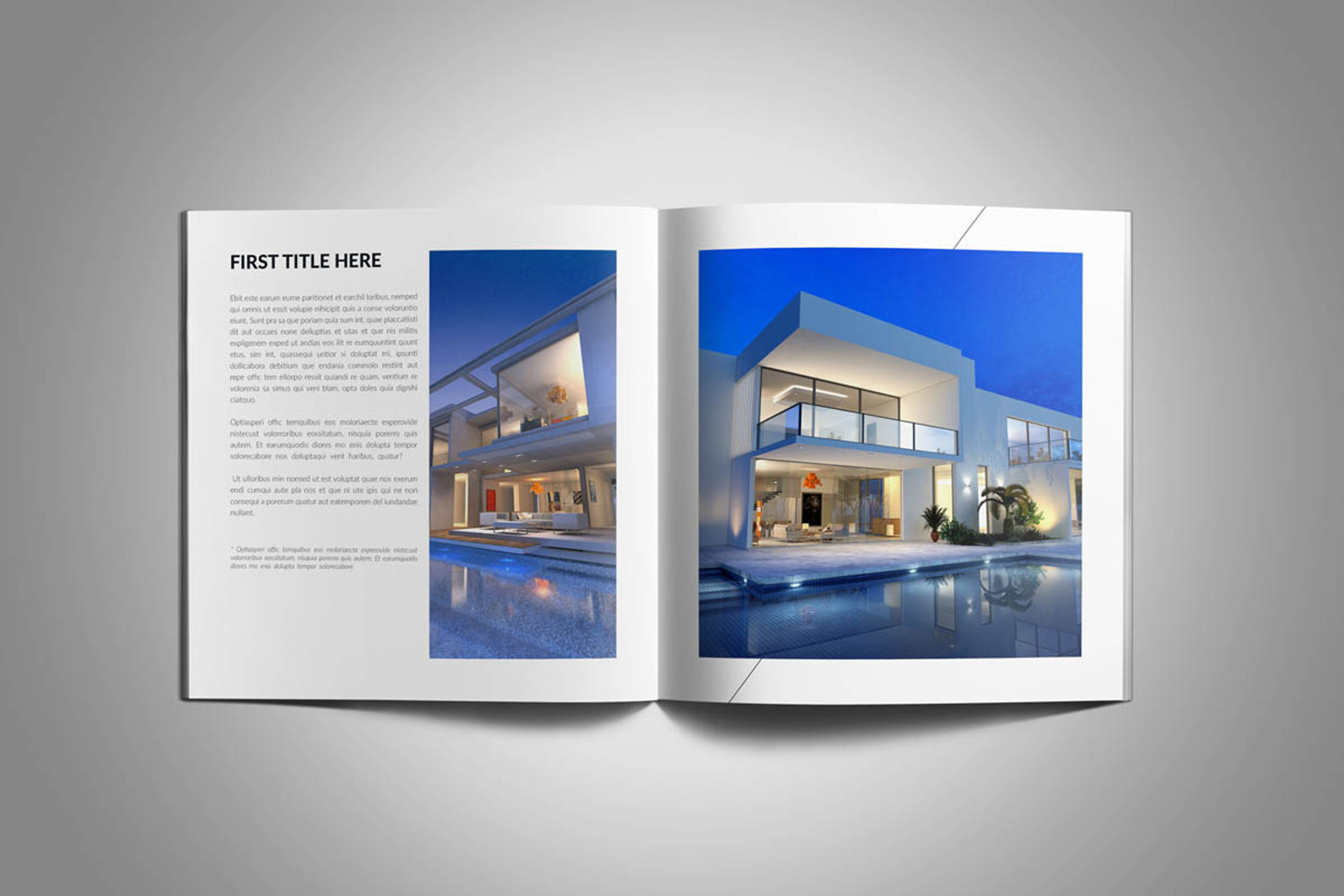 Architecture Catalog Brochure Corporate Identity Template