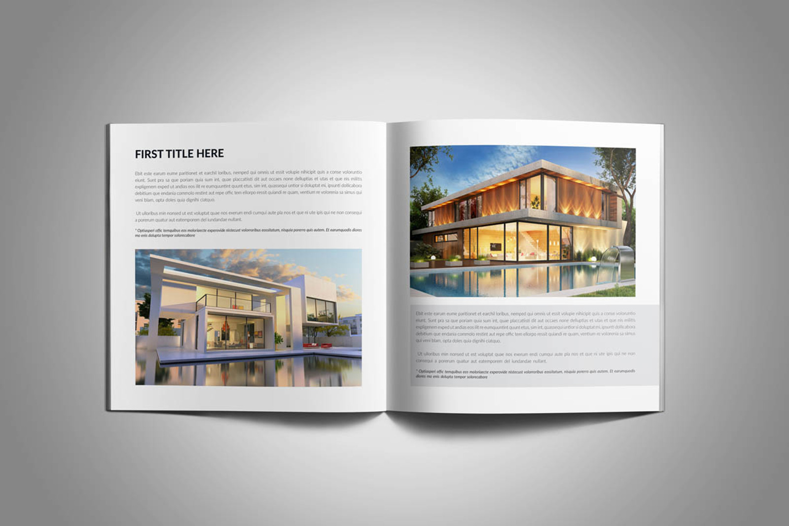 Architecture Catalog Brochure Corporate Identity Template