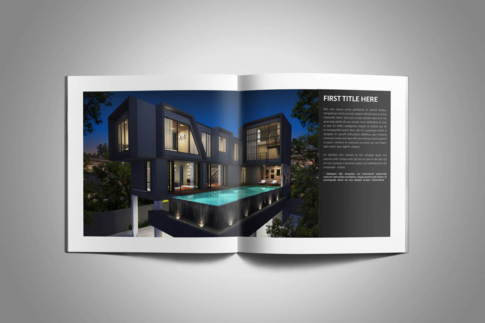 Architecture Catalog Brochure Corporate Identity Template