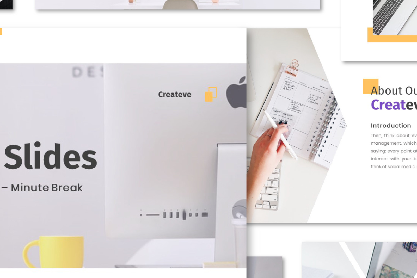 Createve Business PowerPoint template - TemplateMonster