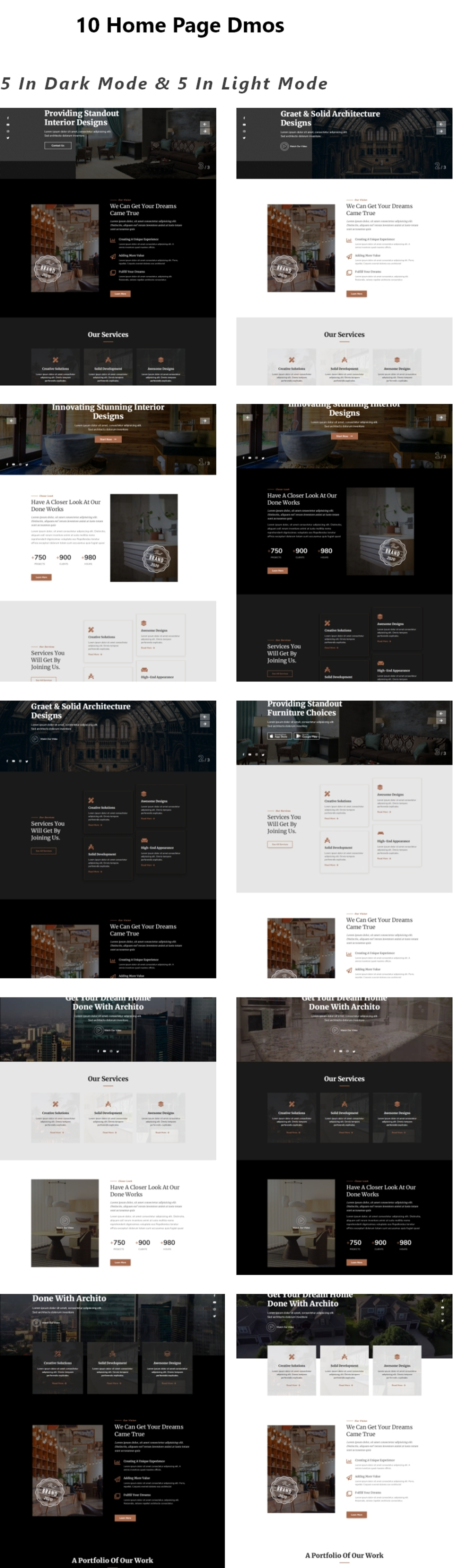 Archito - Modern Architecture & Interior Design Responsive Bootstrap ...