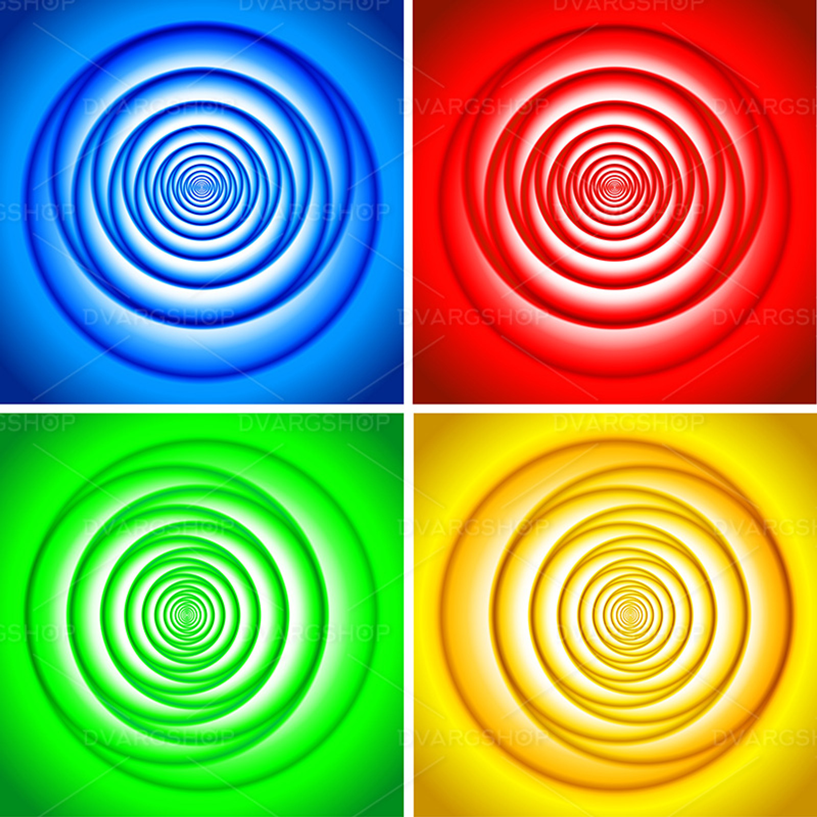 Abstract Vortex Set, Illustration, EPS File Included - Vector Image