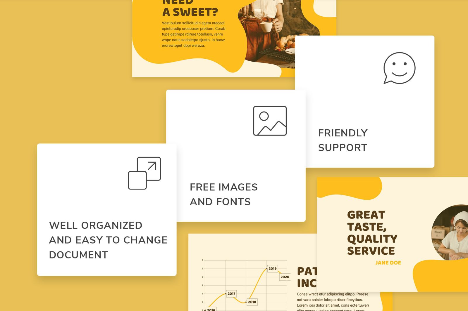 Bakery Cafe Presentation Powerpoint Template