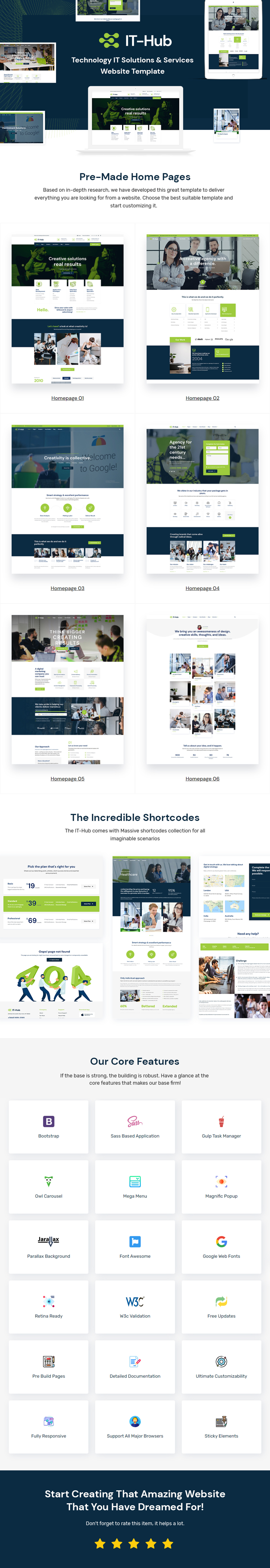ITHub IT Solutions and Services Company HTML5 Template