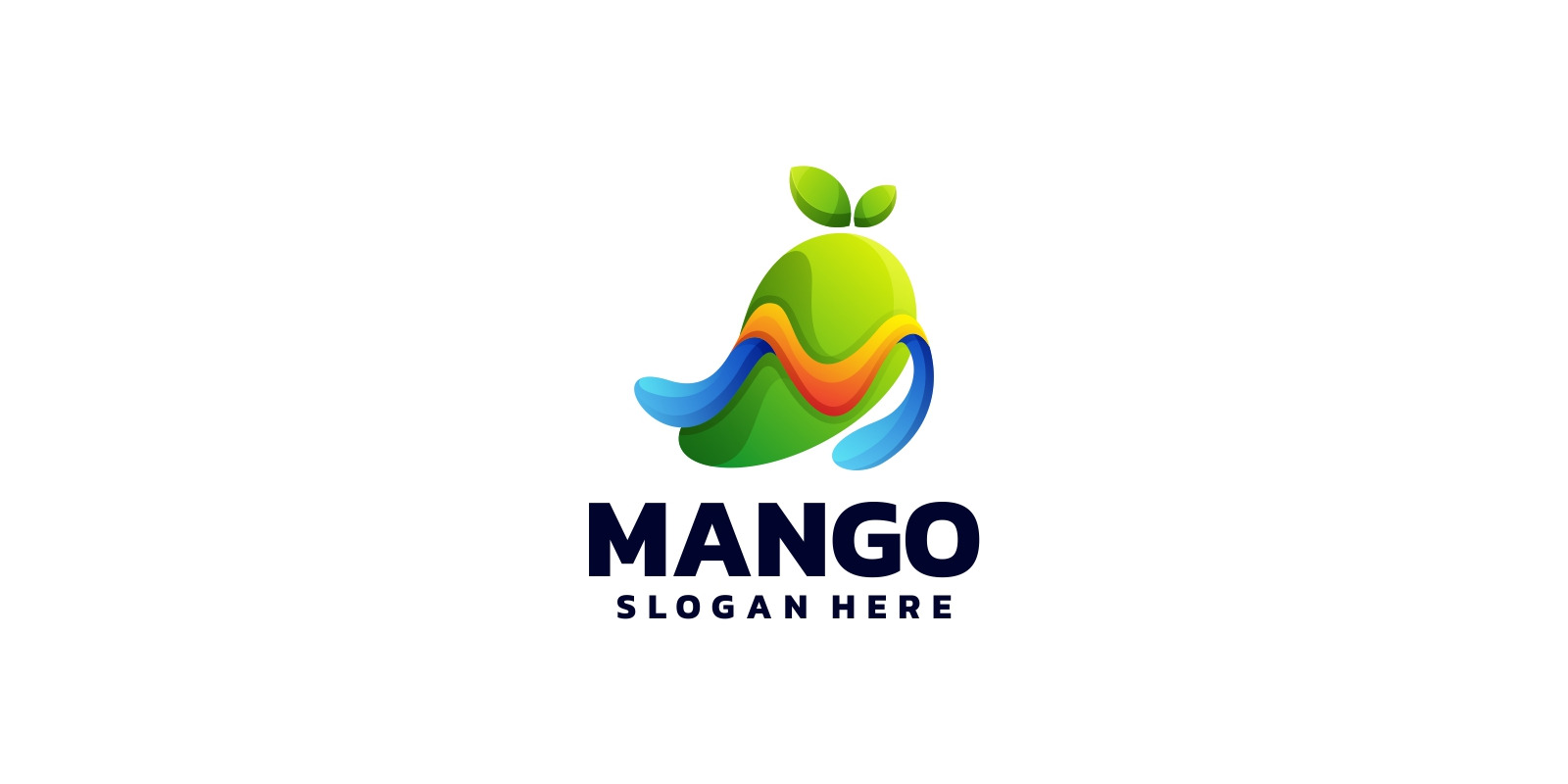 Mango Gradient Logo Template #238240 - TemplateMonster