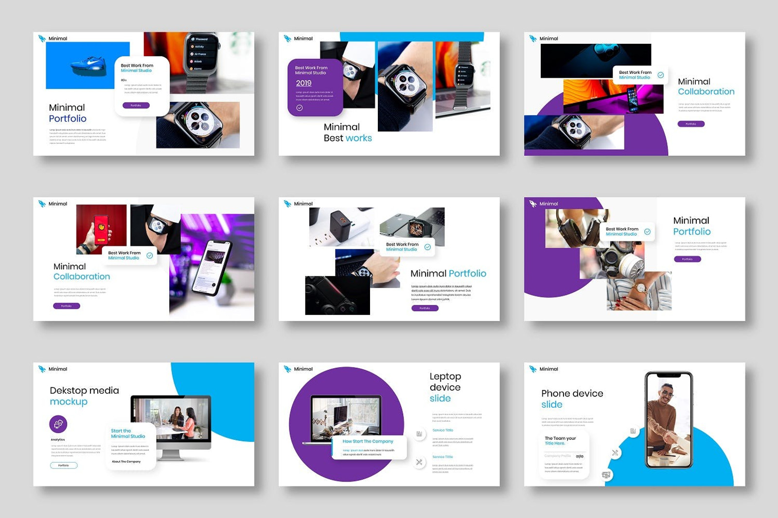 Minimal – Business PowerPoint Template - TemplateMonster