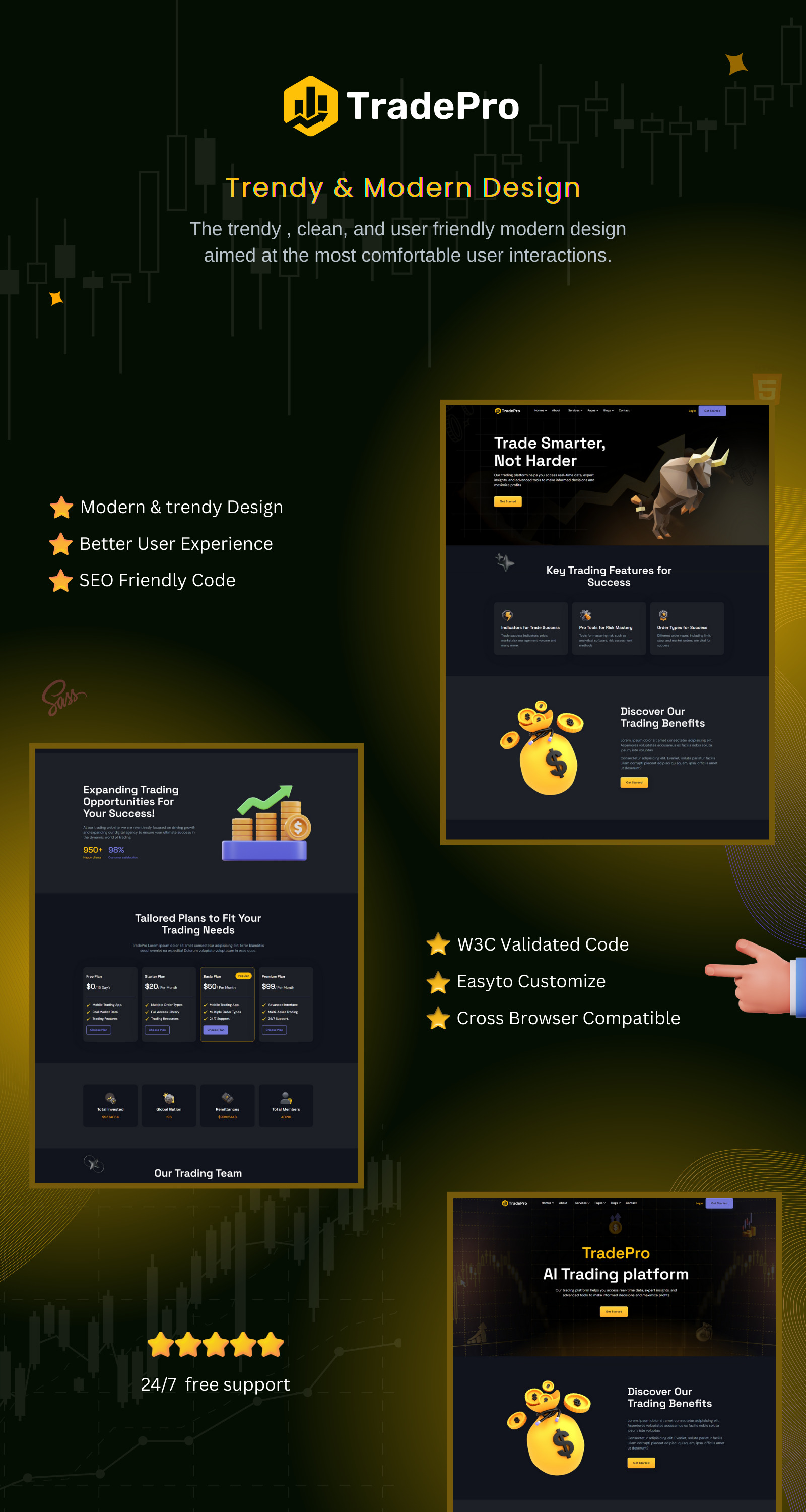 TradePro - The Ultimate HTML Template for Trading, Forex ...