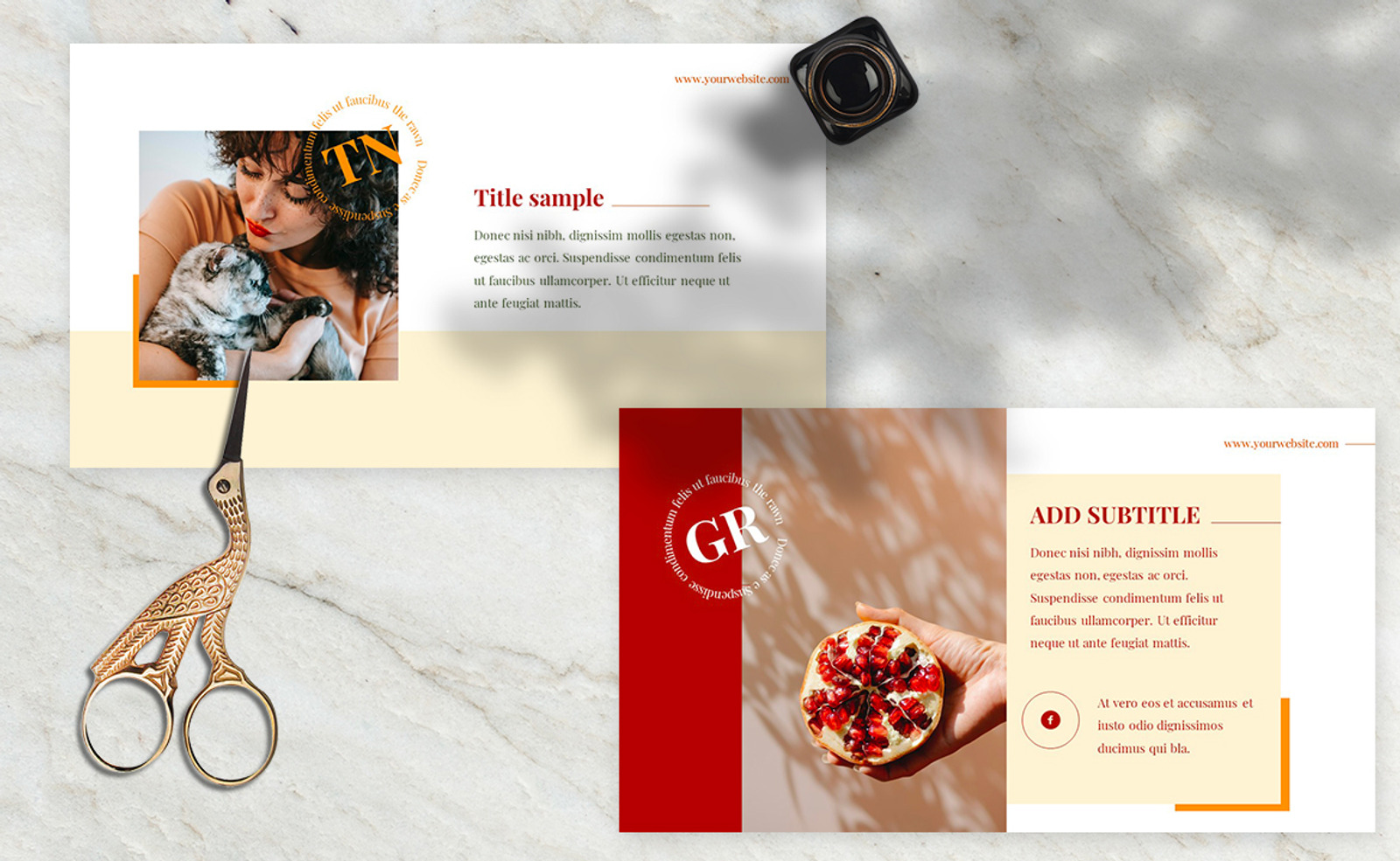 Ginger Google Slides Template #194997 - TemplateMonster
