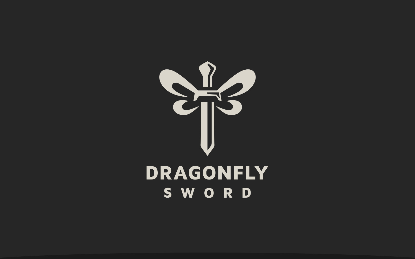 Dragonfly Sword Logo Template 227566 TemplateMonster