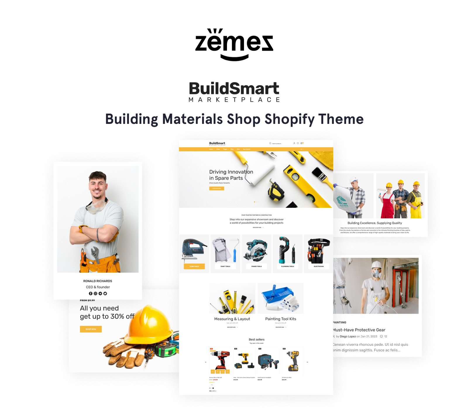 BuildSmart Building Materials Online Store 2.0 Shopify Theme