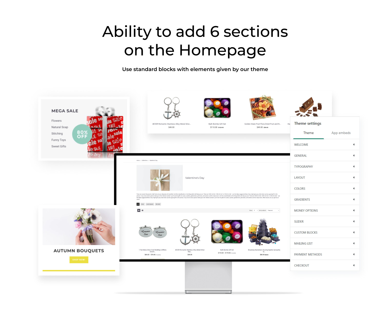 Gifts Store Responsive Shopify Theme TemplateMonster