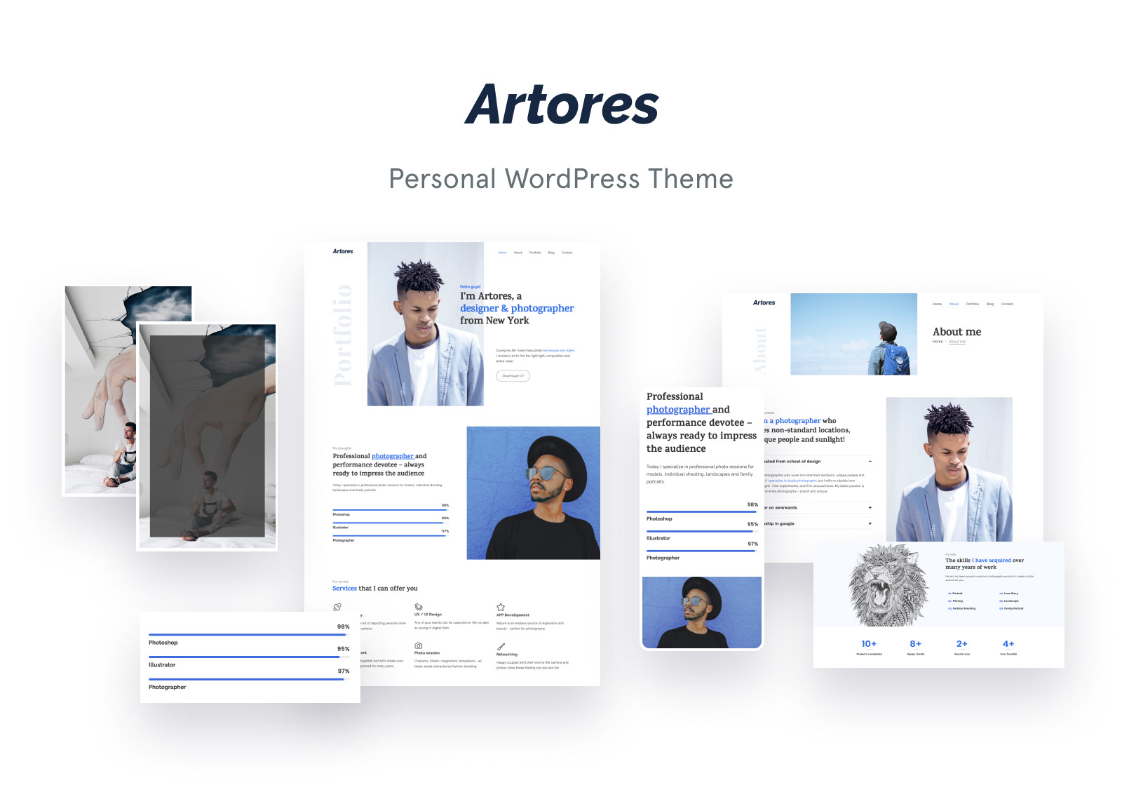 Artores - Personal Portfolio WordPress Elementor Theme for Creative ...
