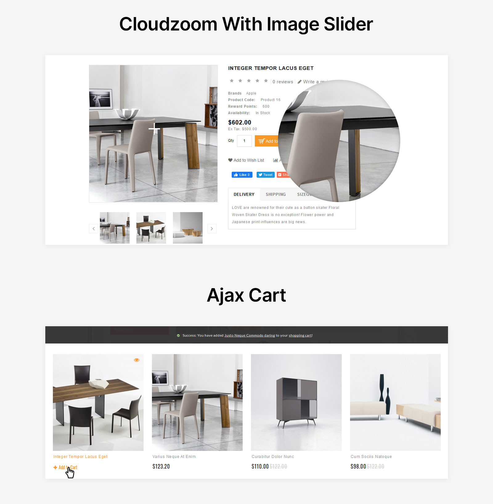 BoxStore - Furniture Store and Interior Decor OpenCart Template