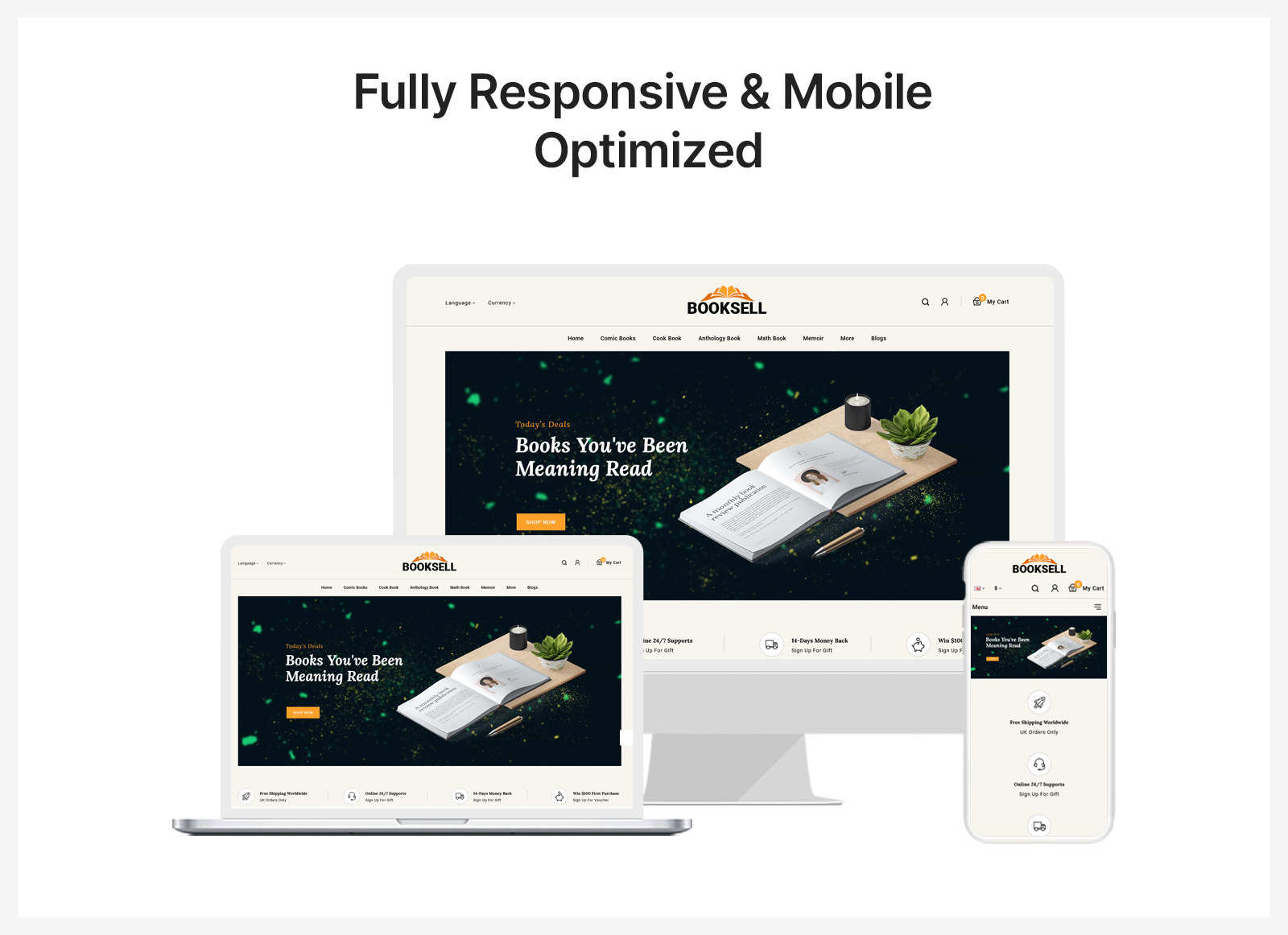 Booksell Stationery Store OpenCart Template