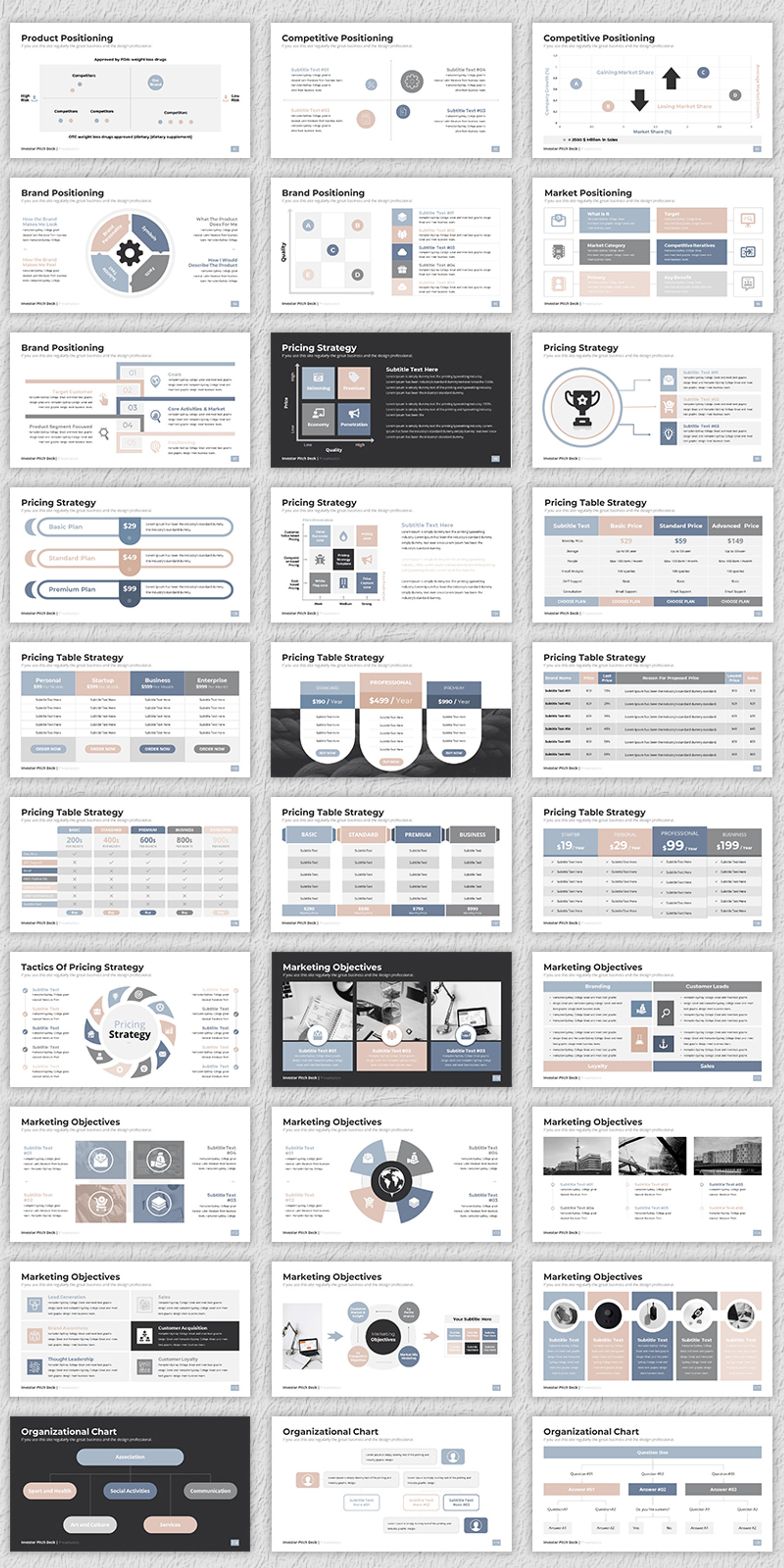 Pitch Deck Presentation Bundle #397001 - TemplateMonster
