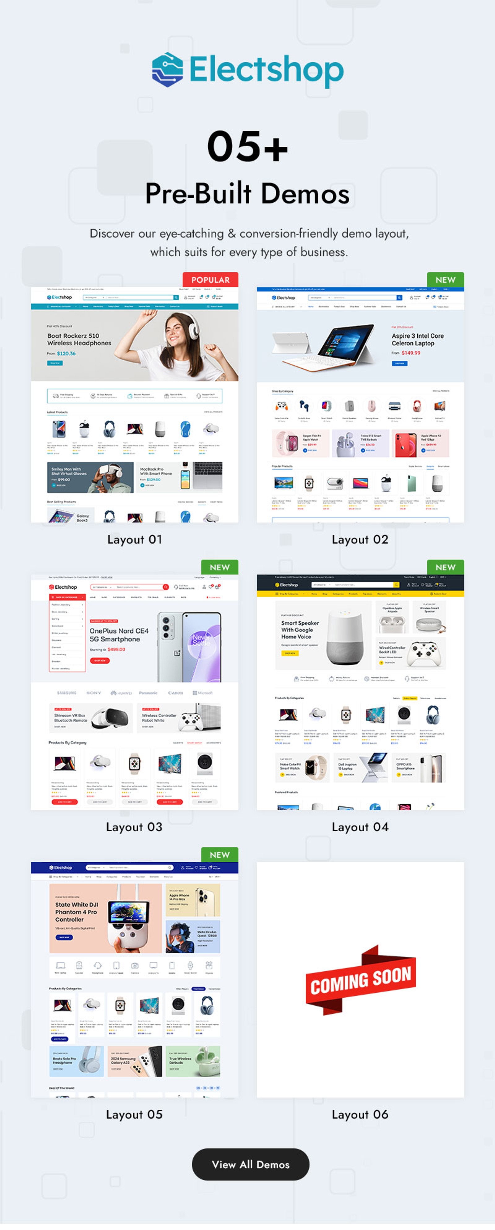 Electshop - Electronics and Digital Store Prestashop Responsive Theme