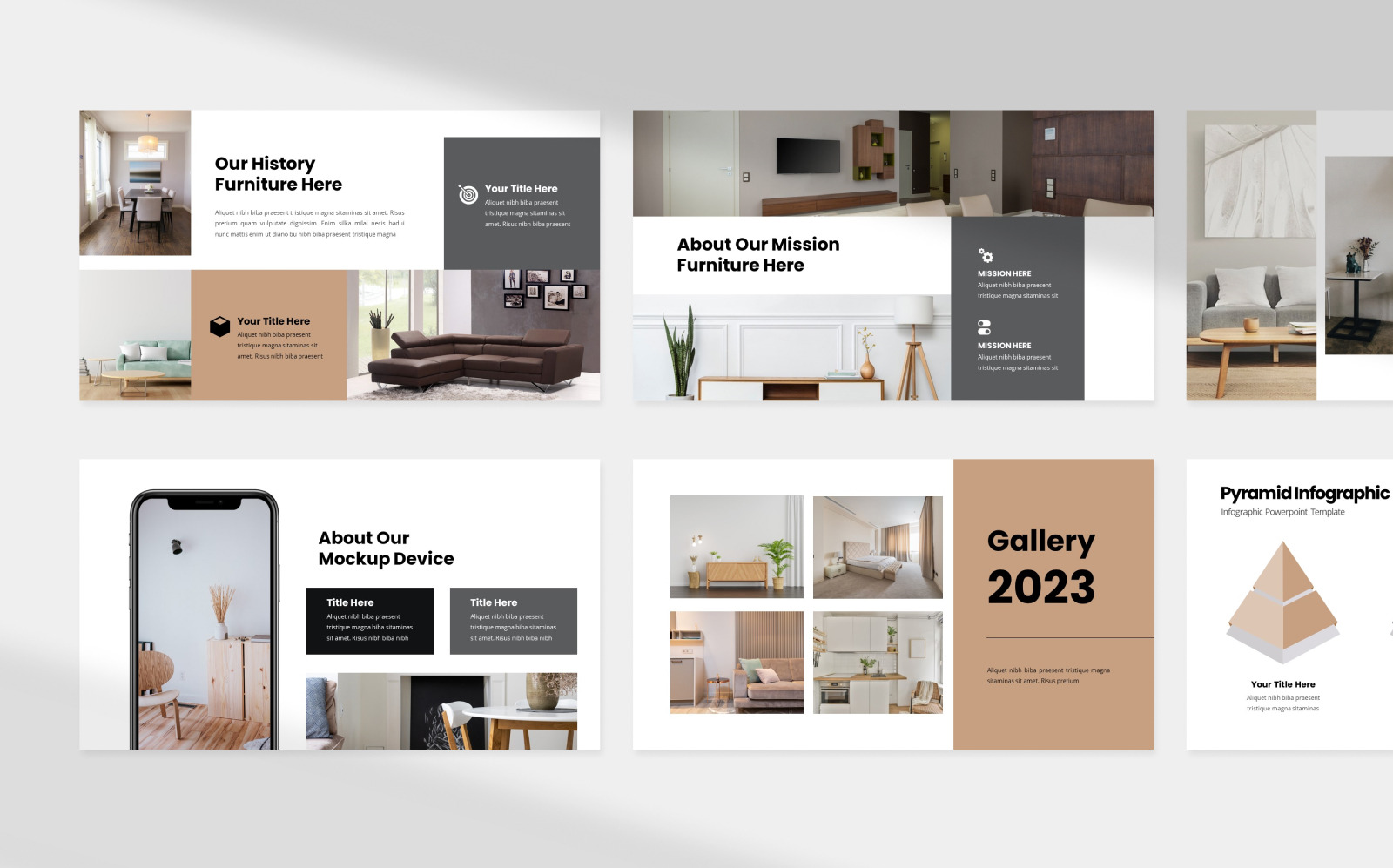Collection Presentation Sample Professional Furniture Collection Presentation Template