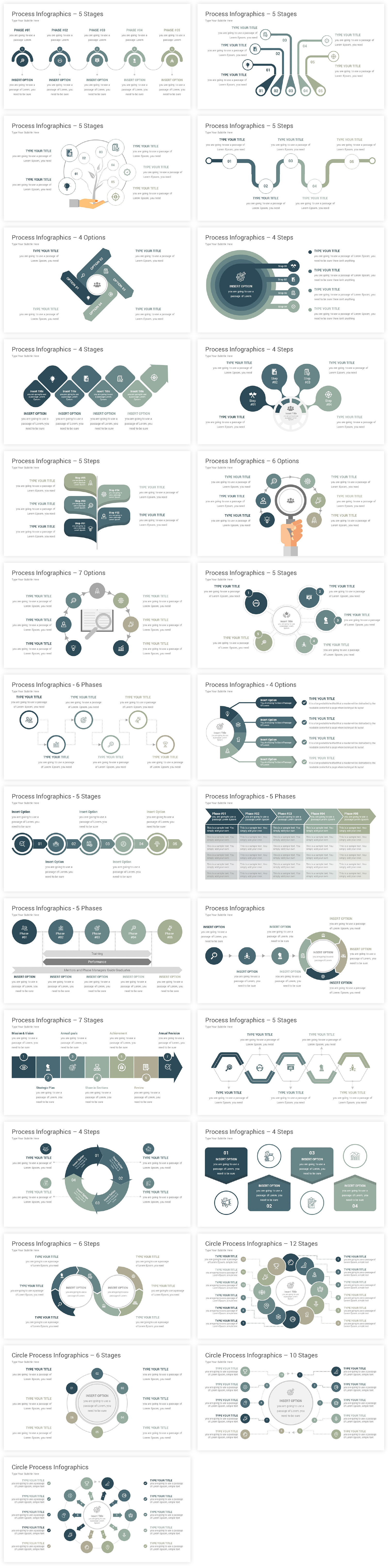 Process Infographics PowerPoint Templates - TemplateMonster