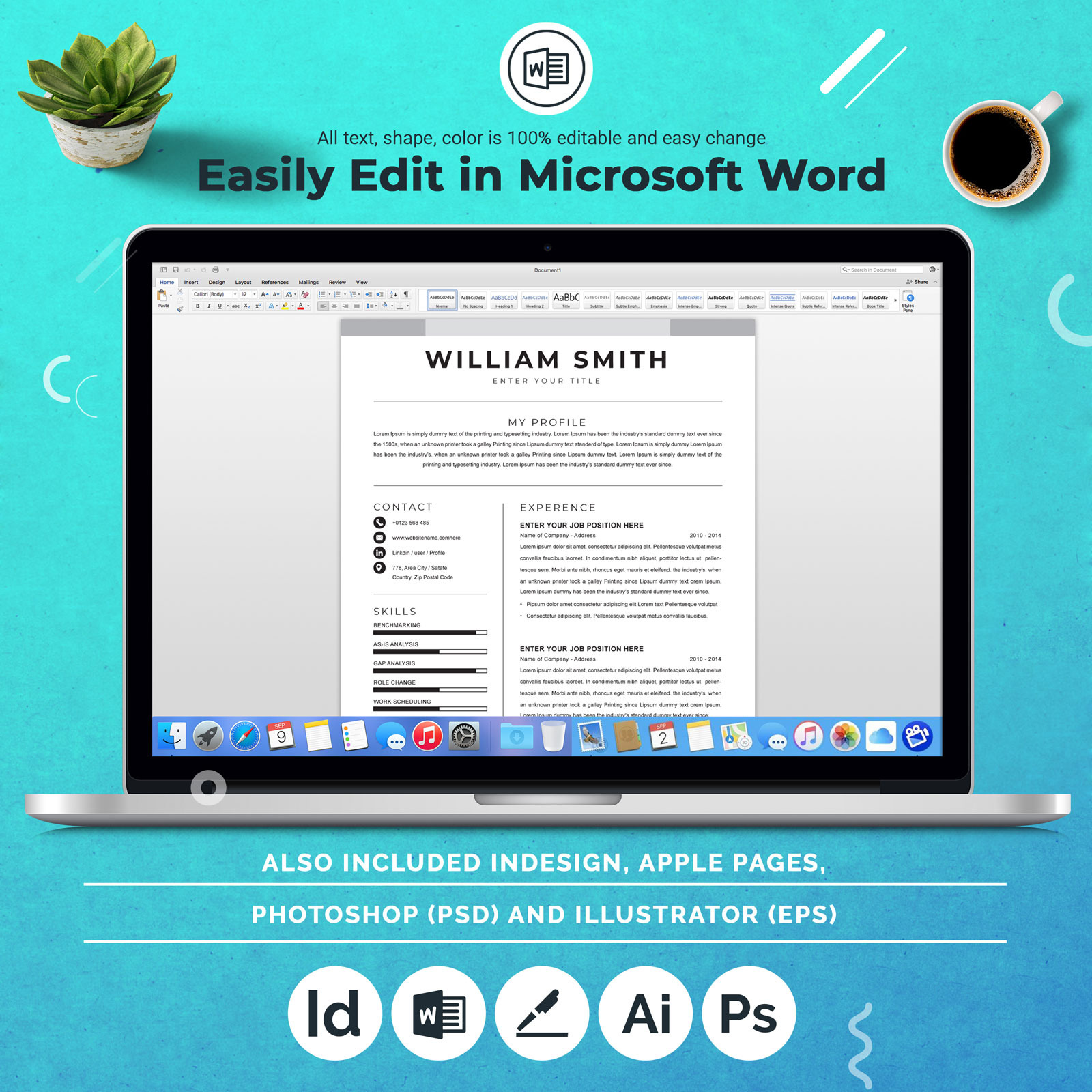 William Smith / Clean Resume Template - TemplateMonster