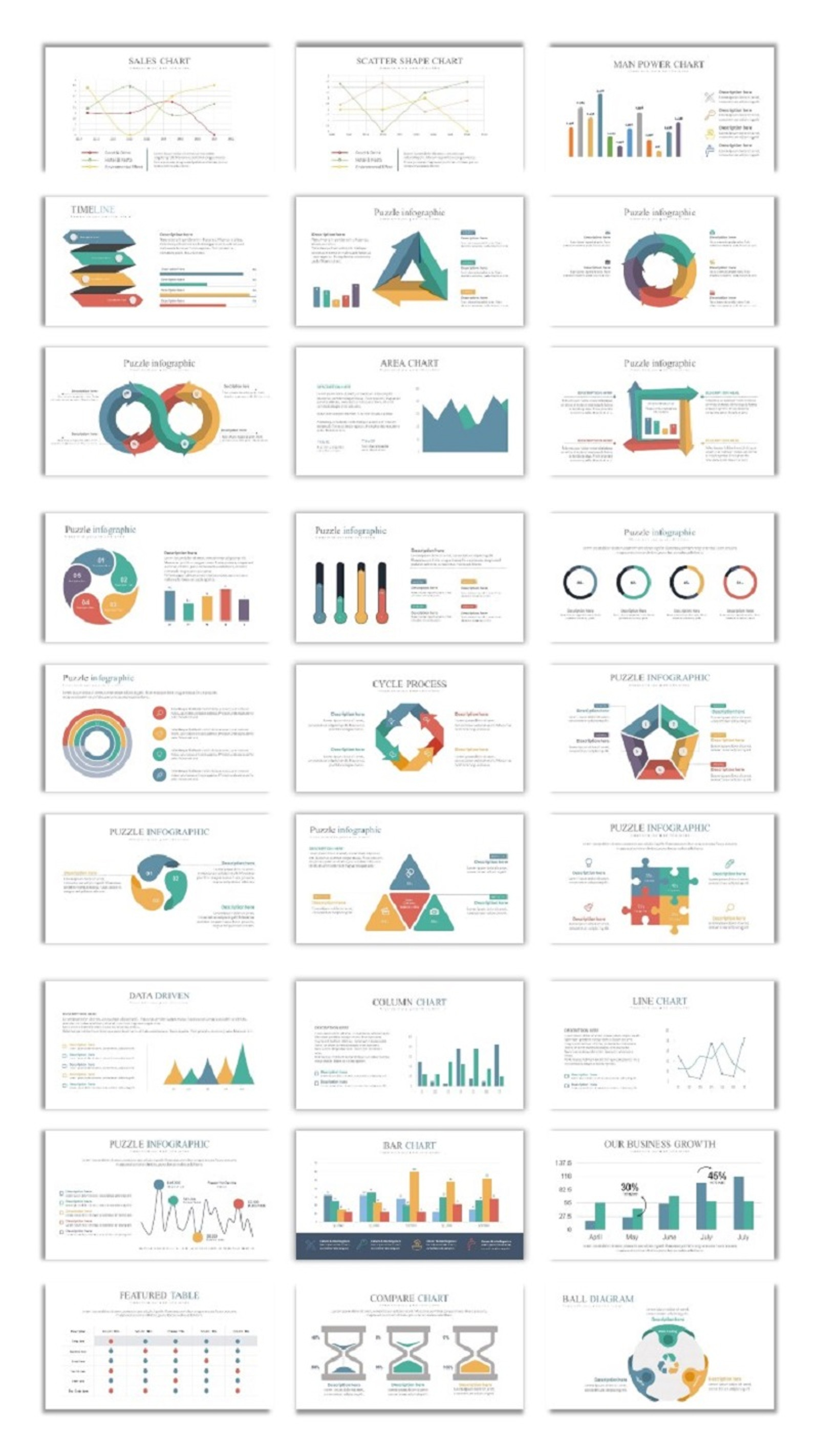 Versatile, Creative, And Modern Design Powerpoint Template