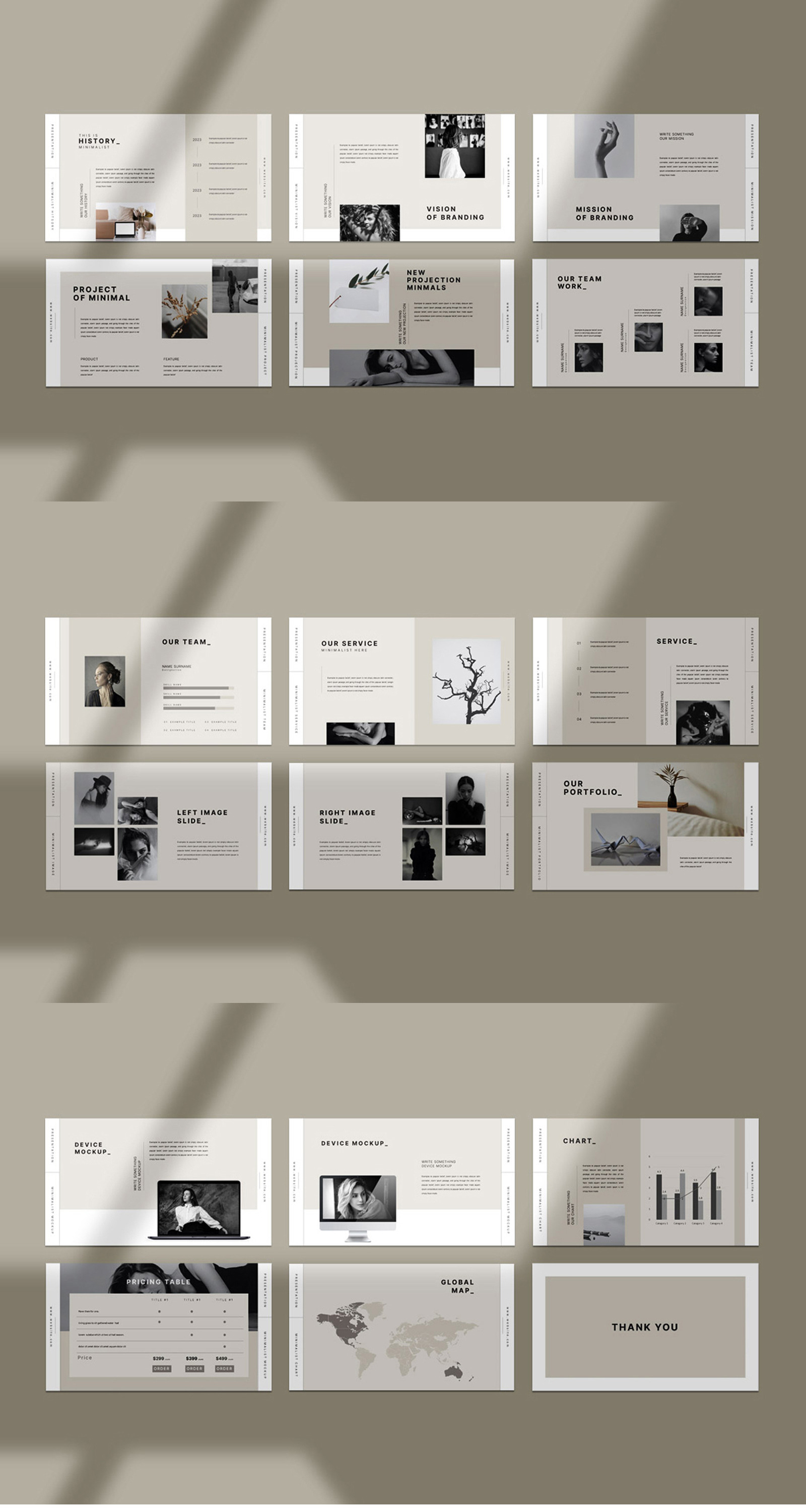 Minimalist PowerPoint Presentation Template