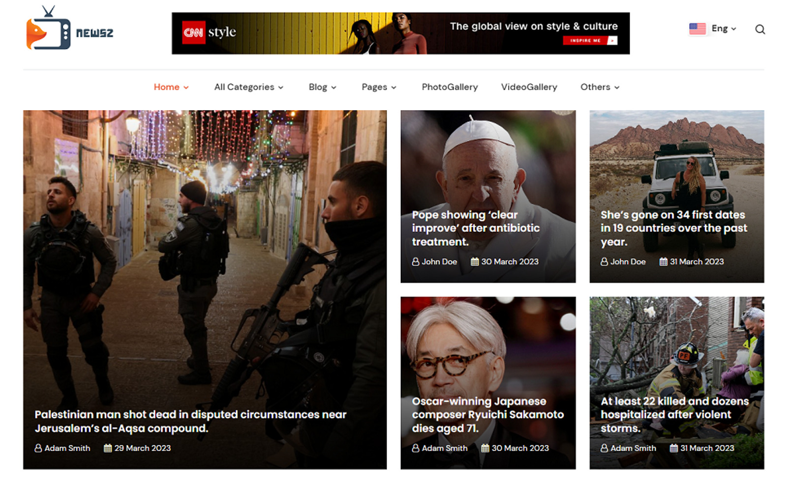 NewsZ - Newspaper, Blog, Journal, Photo Gallery, Video Gallery, and ...