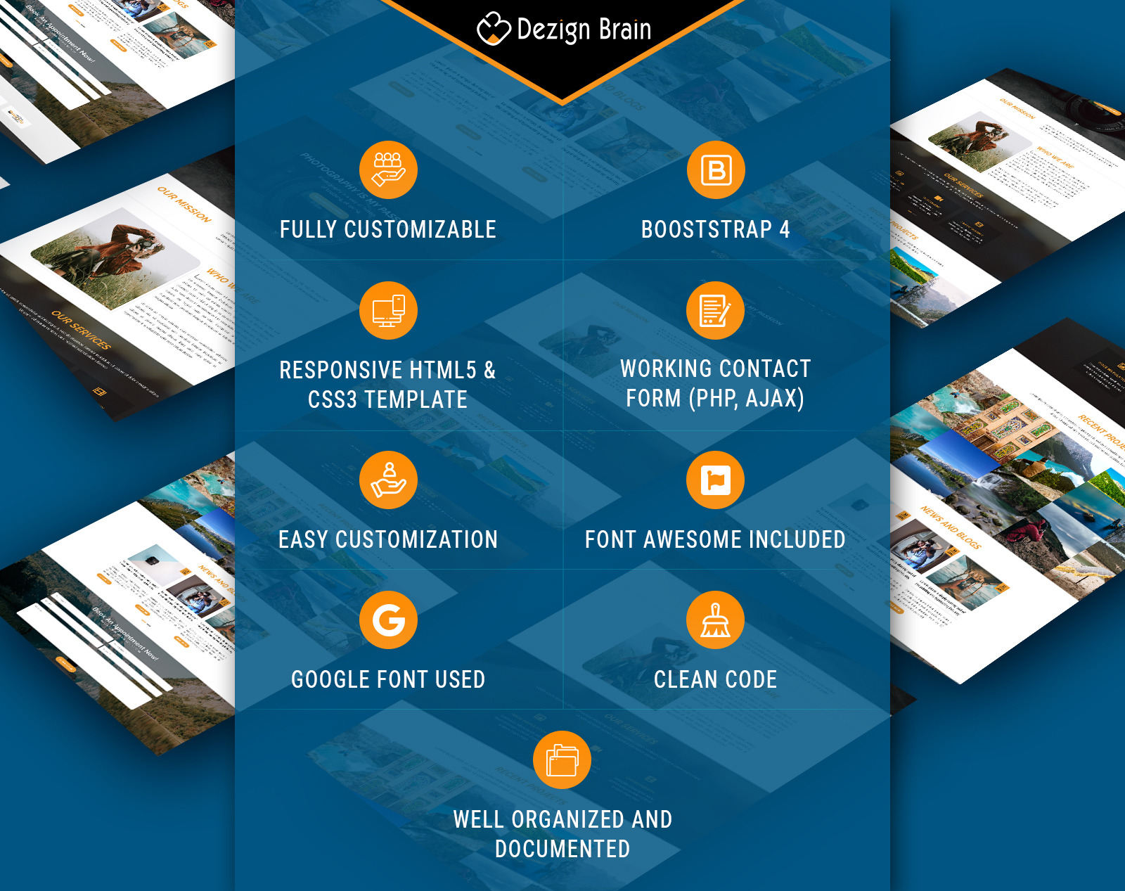 DB Photo - Photography Bootstrap HTML Website Template