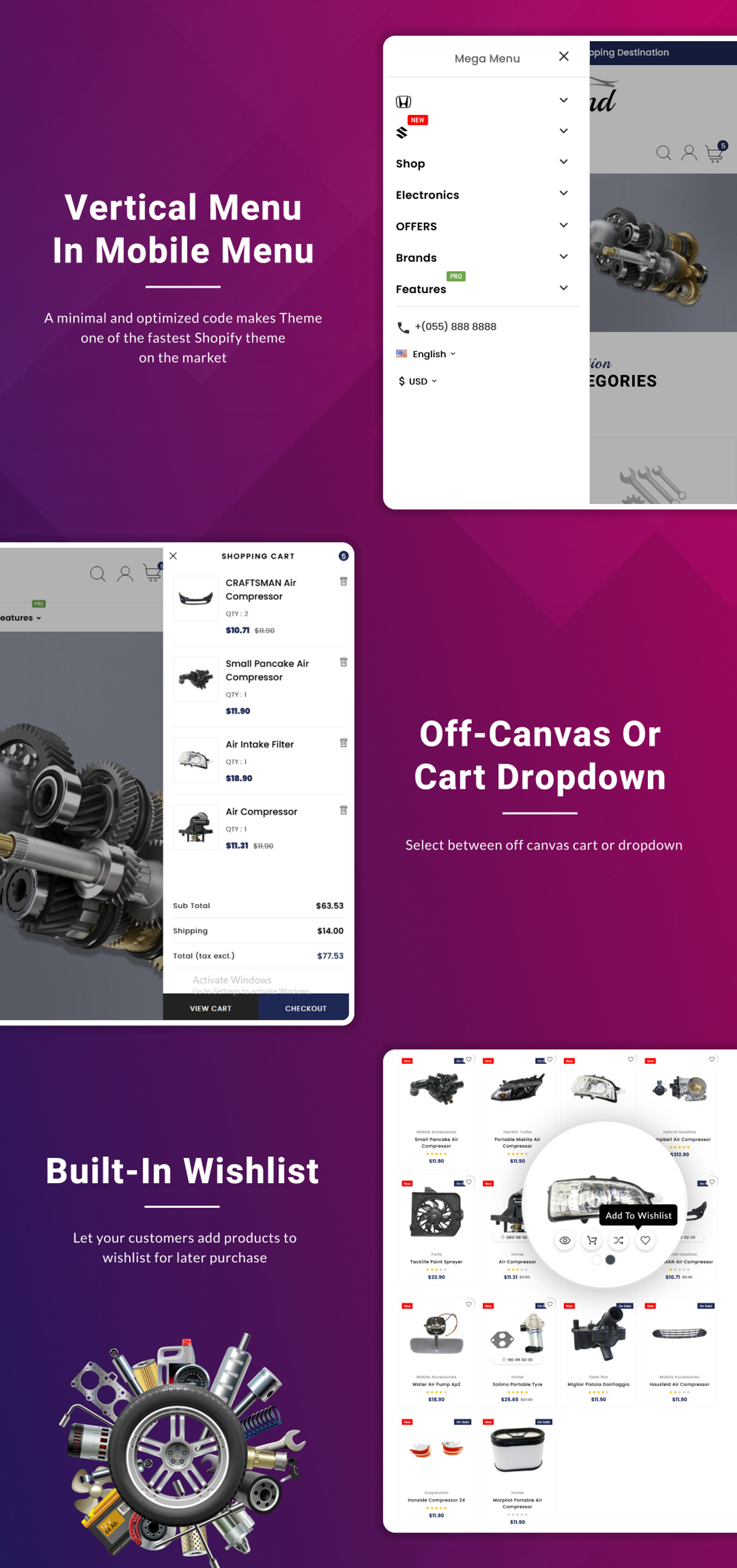 Demand Mega AutoPart & SparePart 8.0 Theme