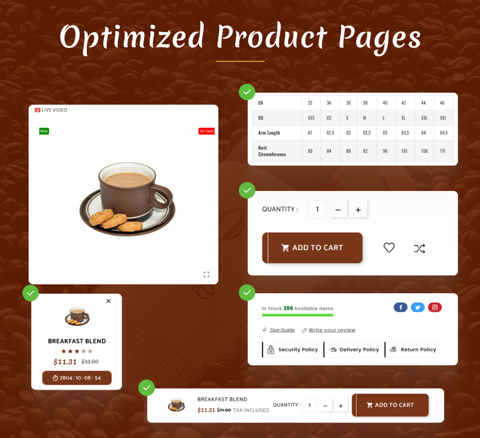 Cafeley VIP Mega Coffee–Tea Nature–Nescafe PrestaShop 8.0 Premium ...