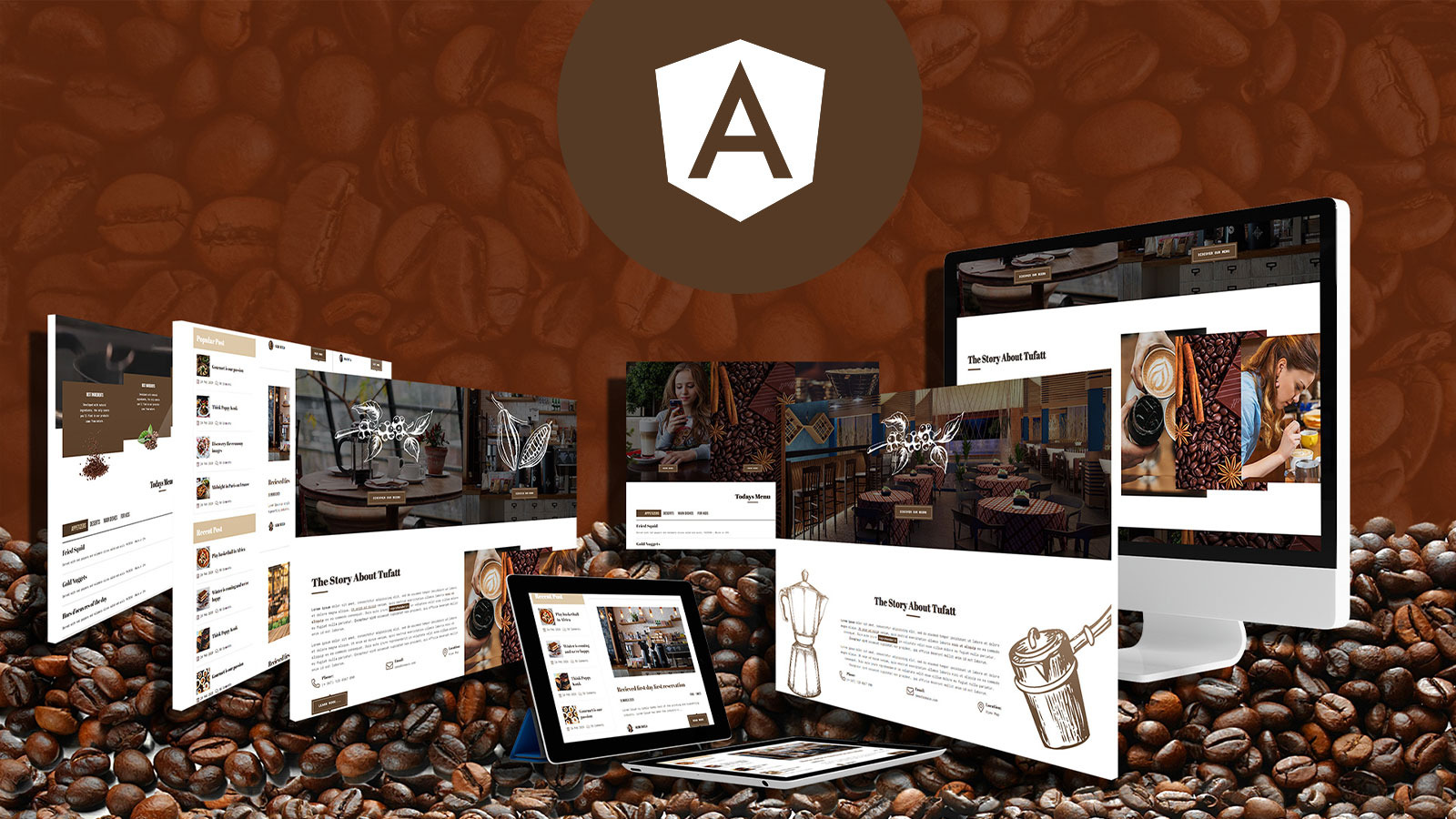 Fattbean – Coffee Shop Angular JS Template - TemplateMonster