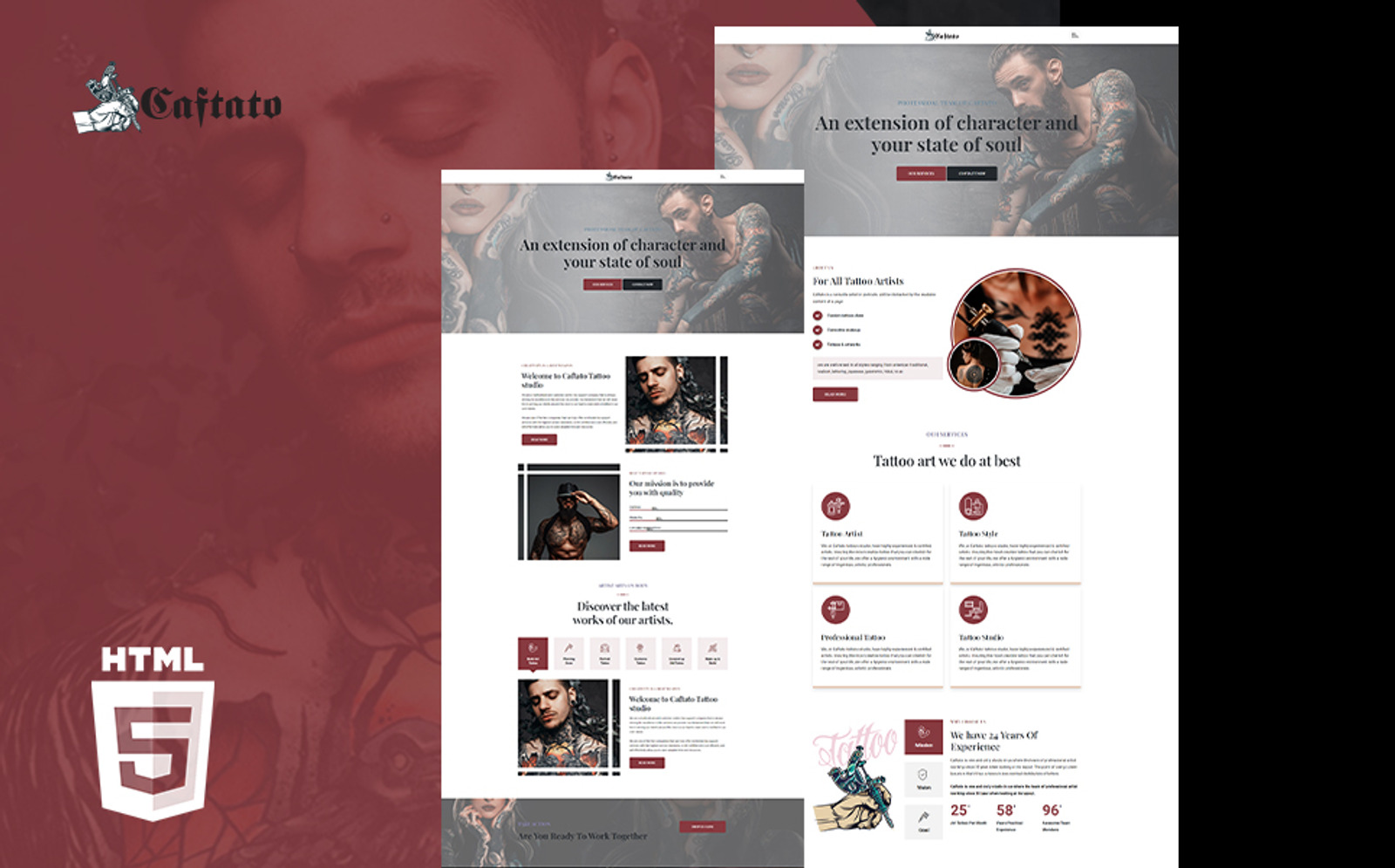 Craftato Art Studio HTML5 Website Template - TemplateMonster
