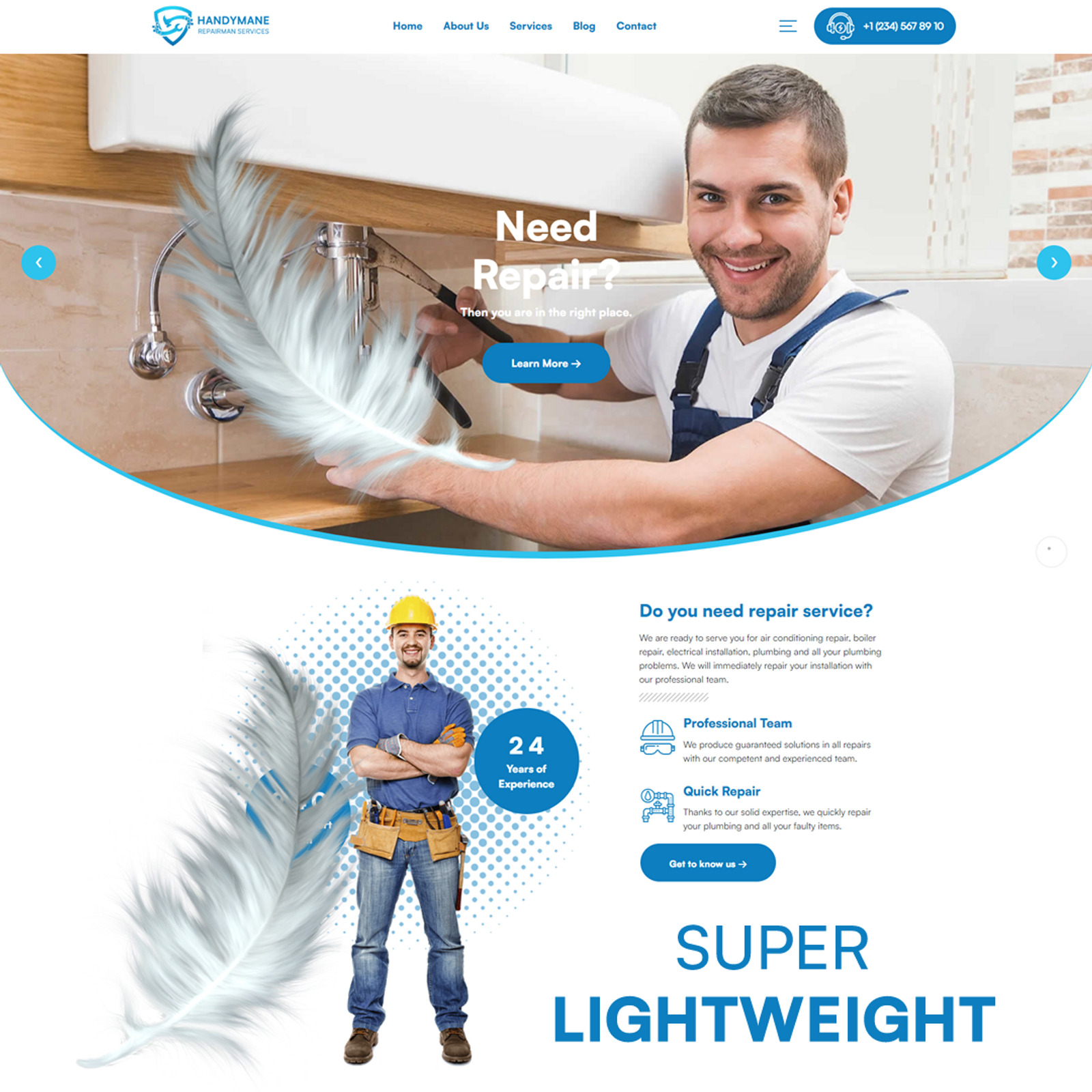 Handymane Tema De WordPress Para Servicios De Reparaci n