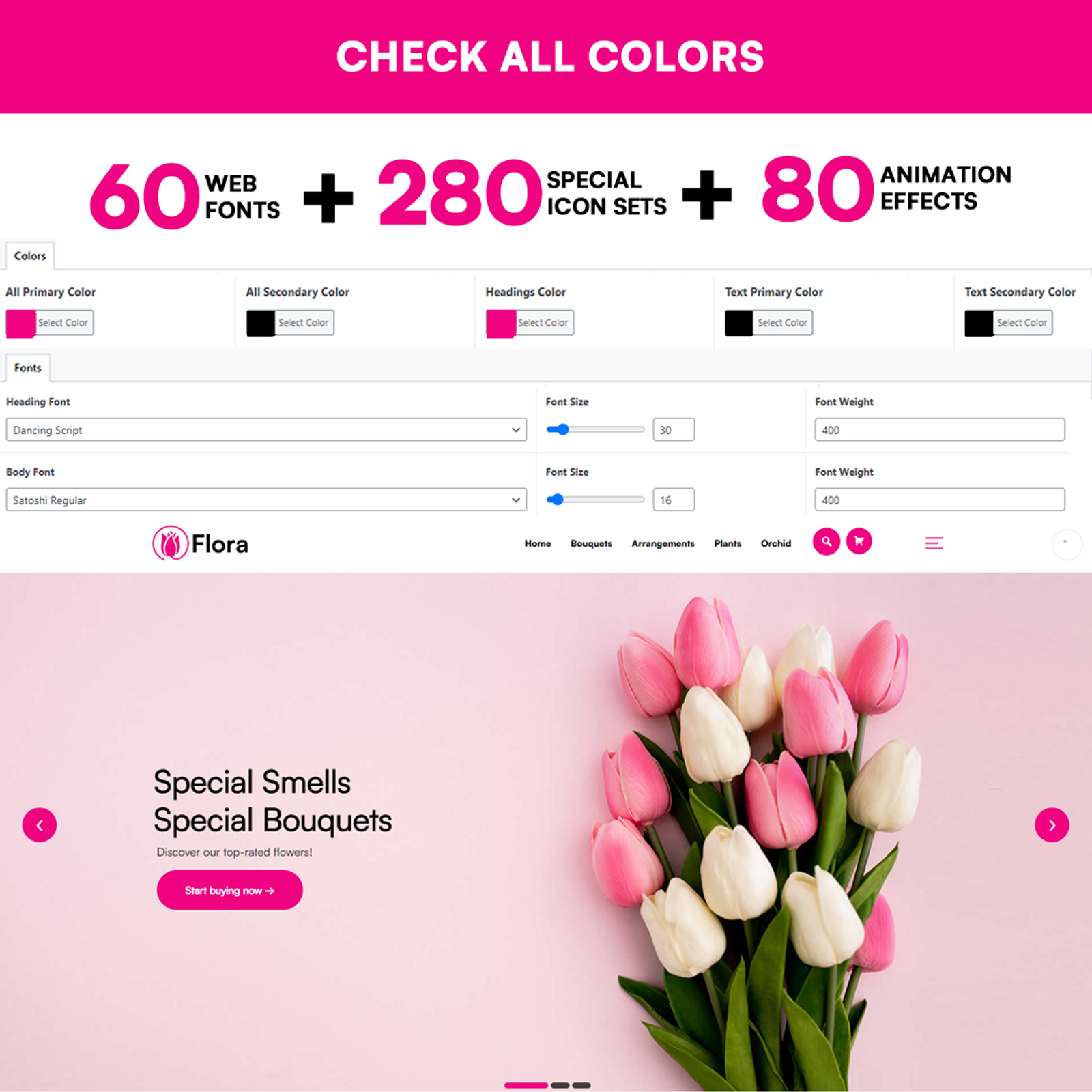 Flora Flower Shop WordPress Theme