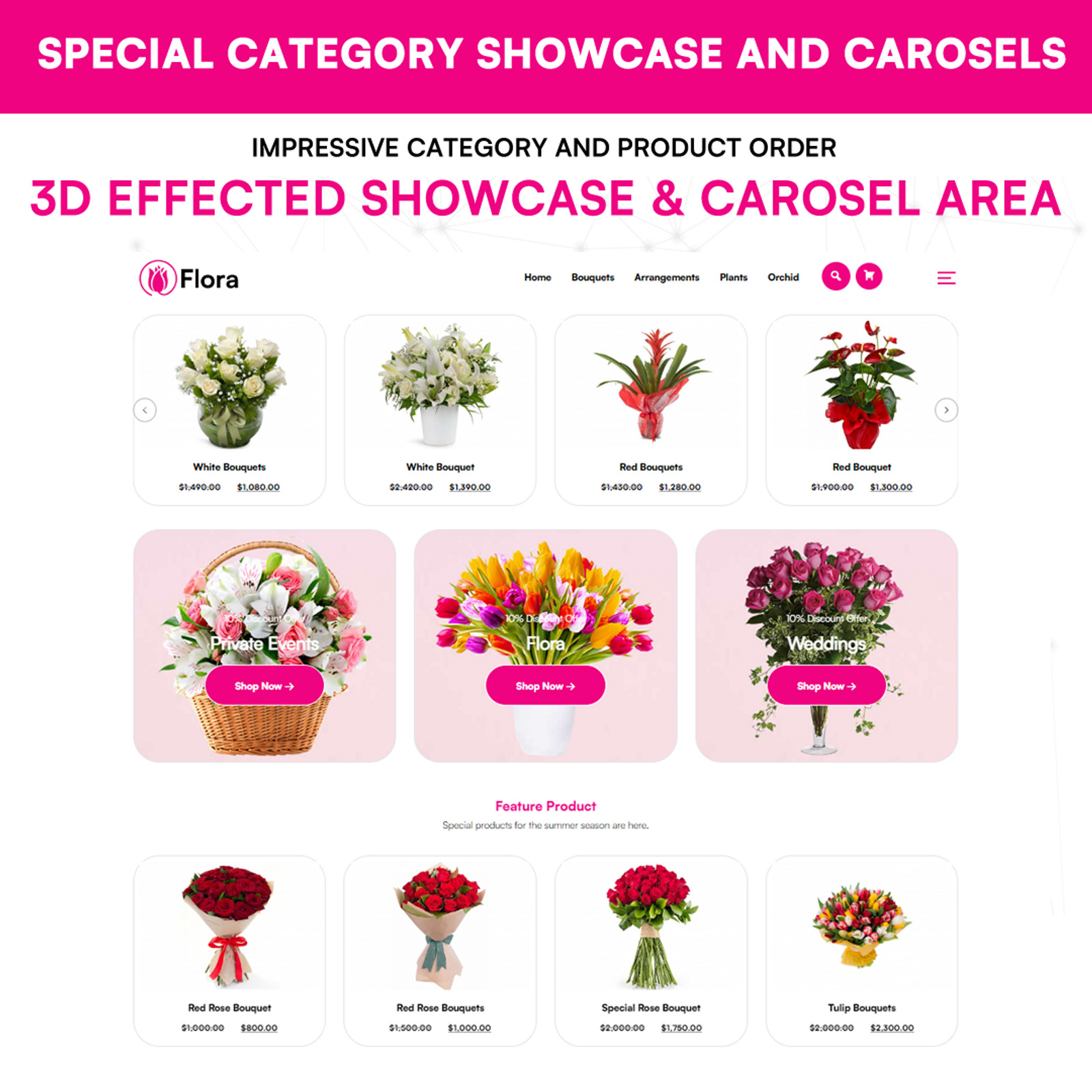 Flora Flower Shop WordPress Theme