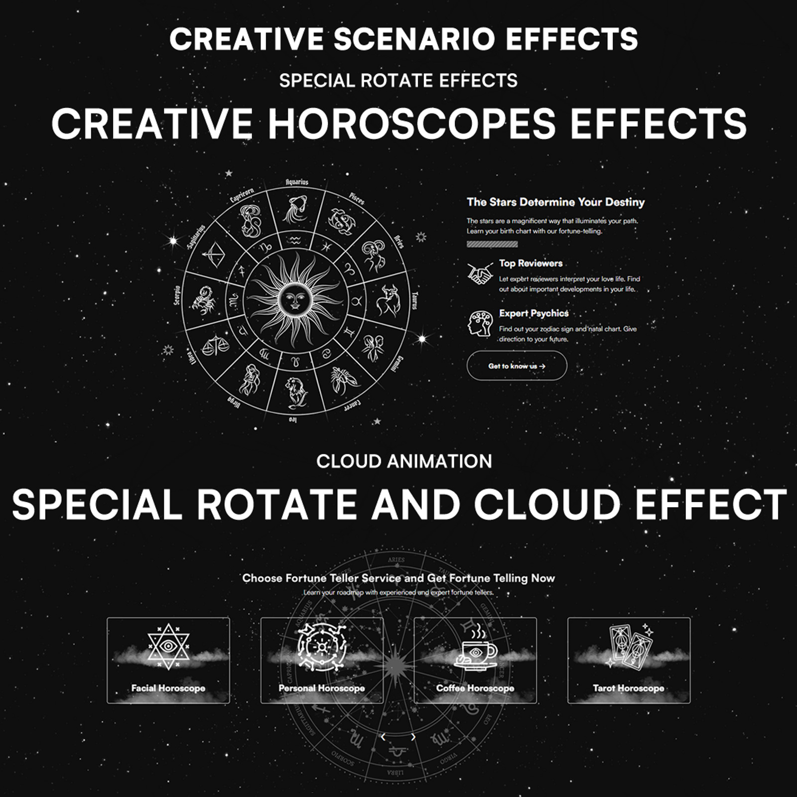 Magic Fortune Teller & Horoscopes & Astronomy WordPress Theme