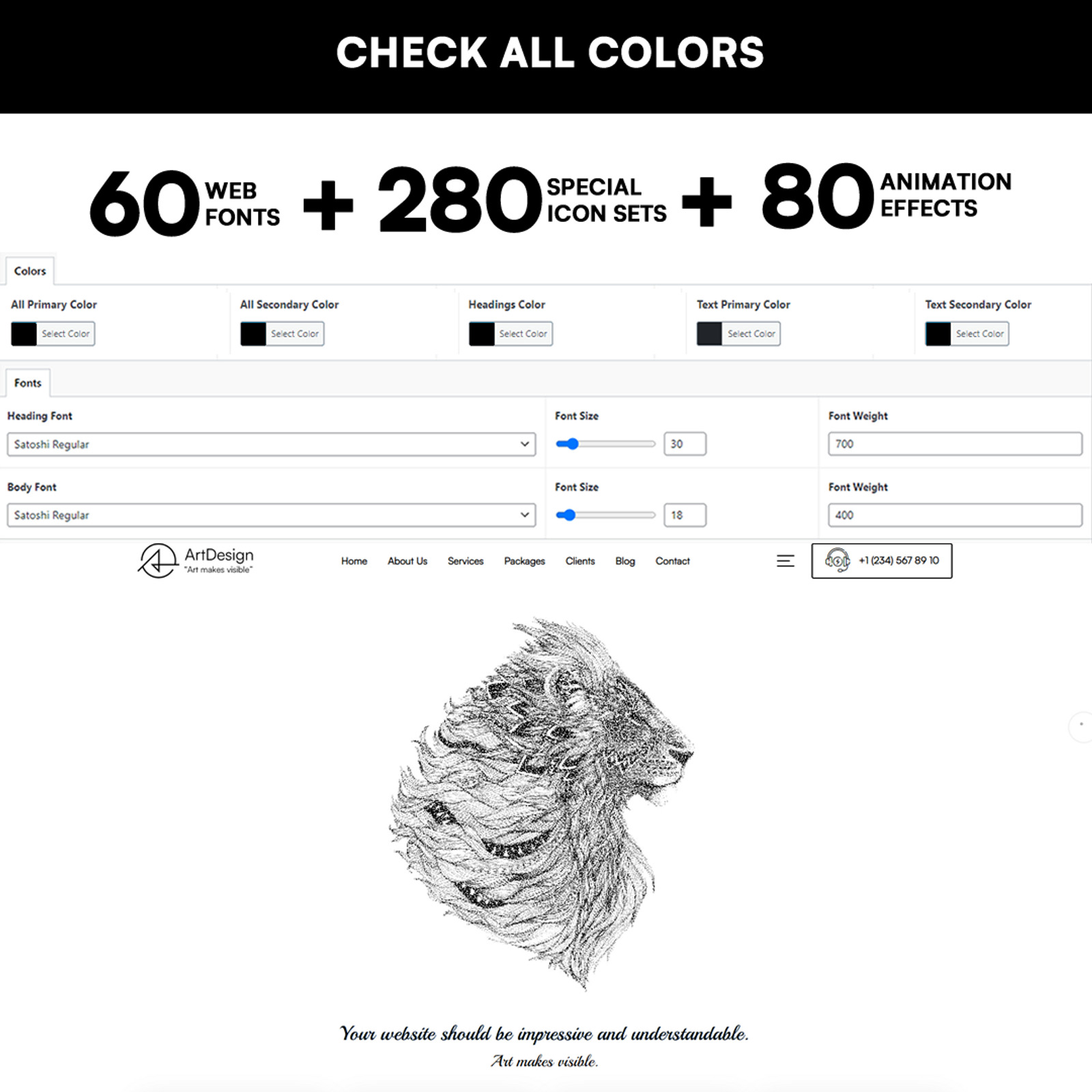 Art Design Creative Web Design Agency WordPress Theme