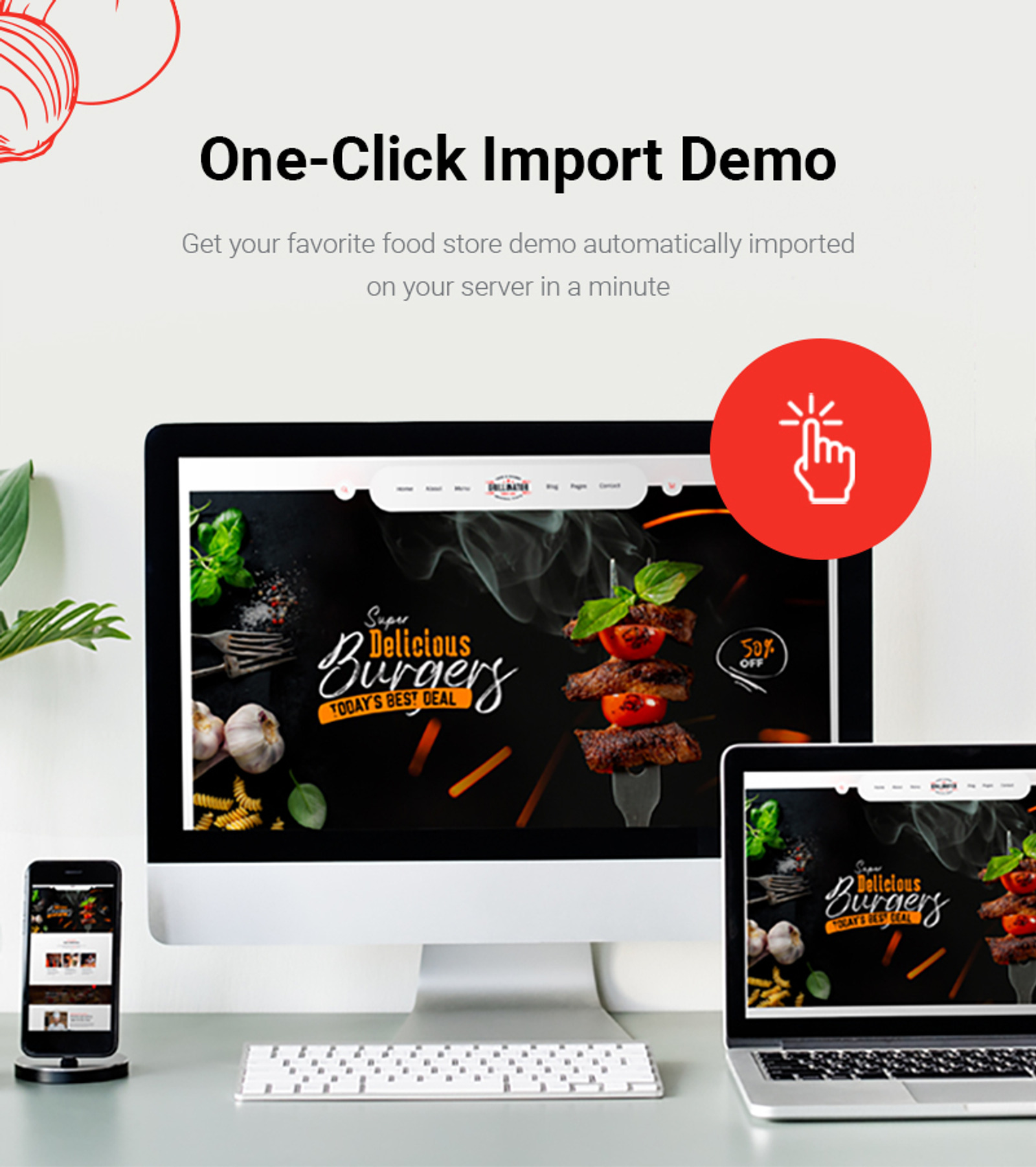 Grillinator Food Grill Restaurant Elementor WordPress Theme