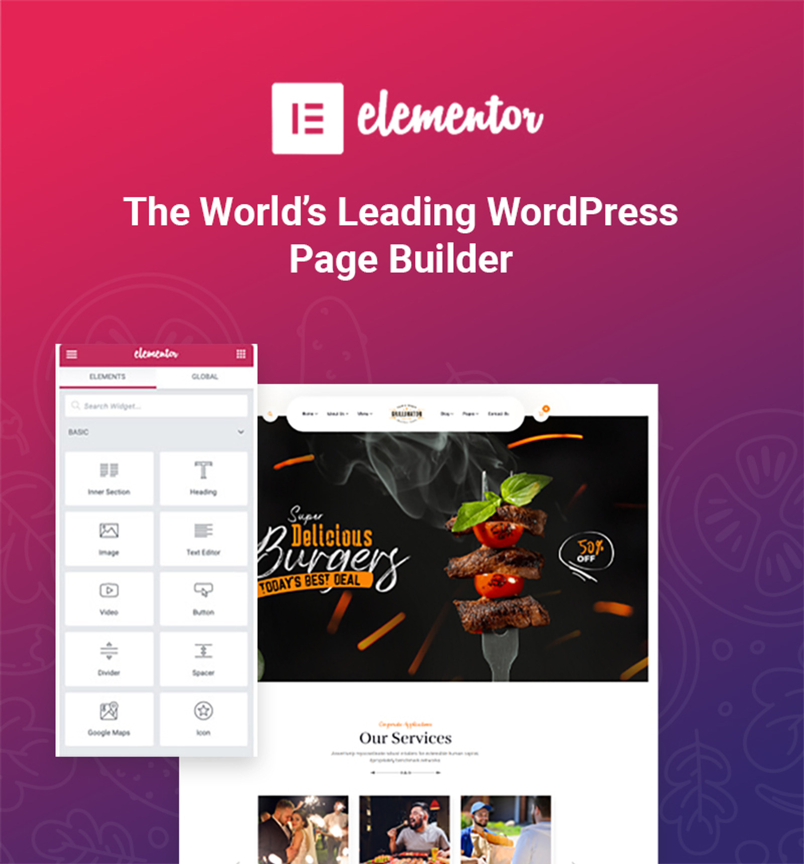 Grillinator Food Grill Restaurant Elementor WordPress Theme