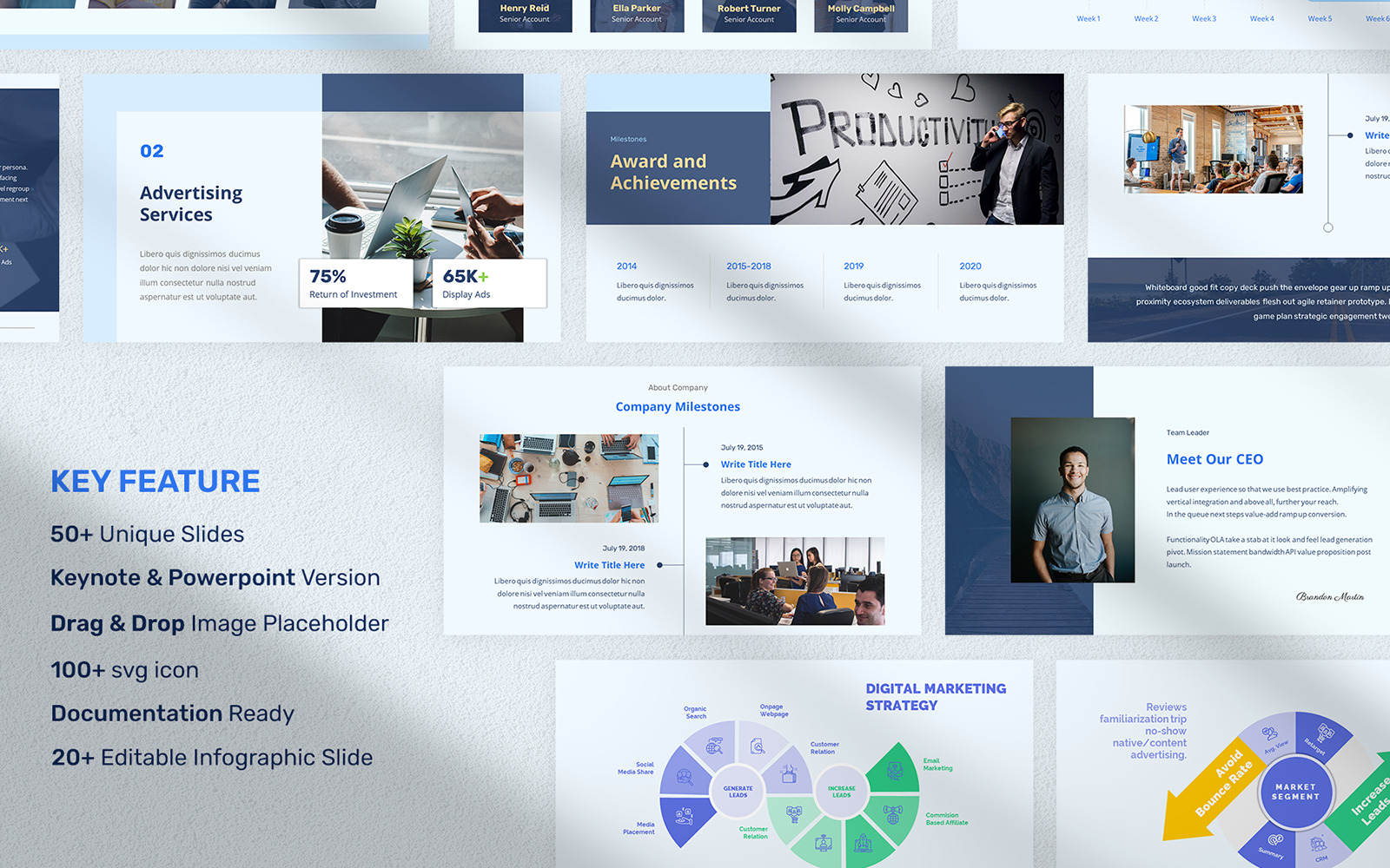 AgencyPro - Business Proposal Pitchdeck Presentation PowerPoint Template