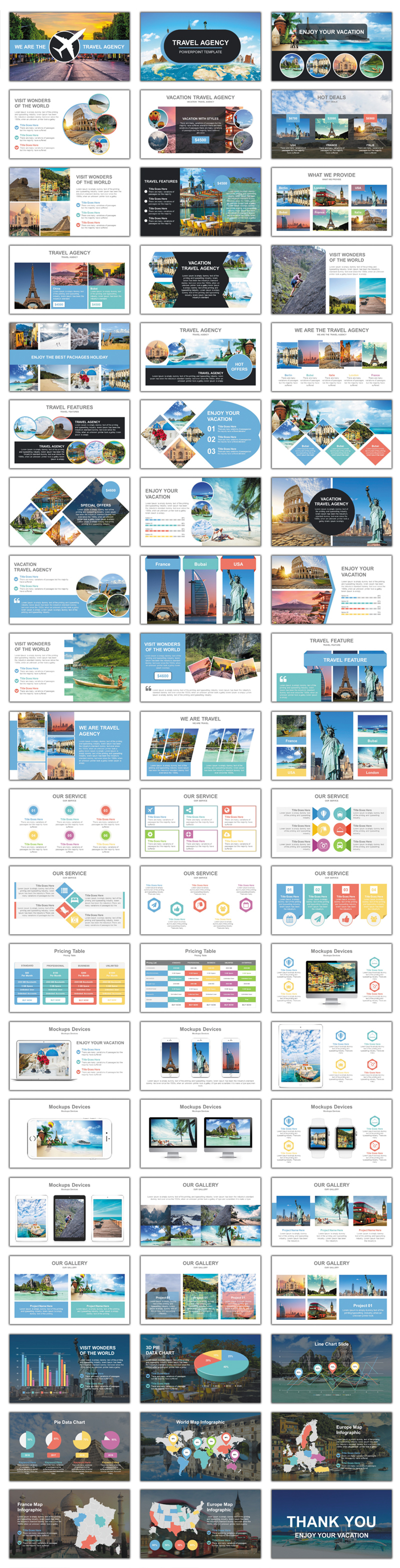 Travel & Agency PowerPoint Presentation Template