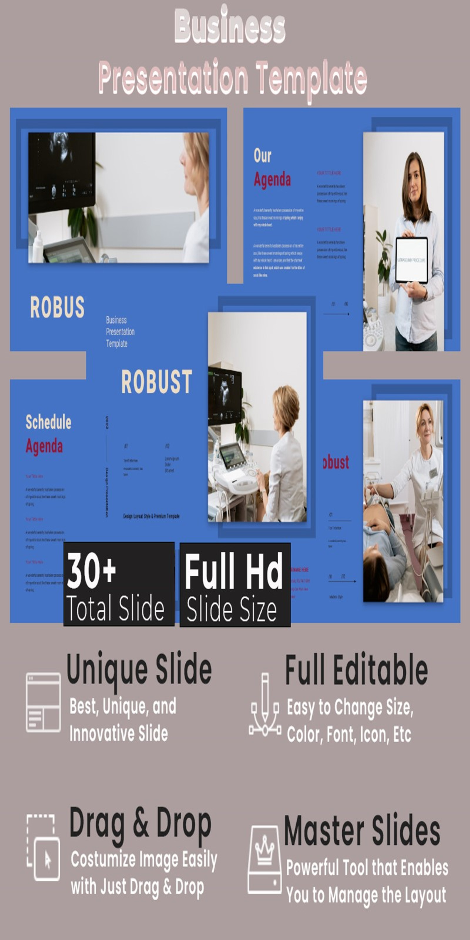 Robust - Creative Business Presentation PowerPoint Template