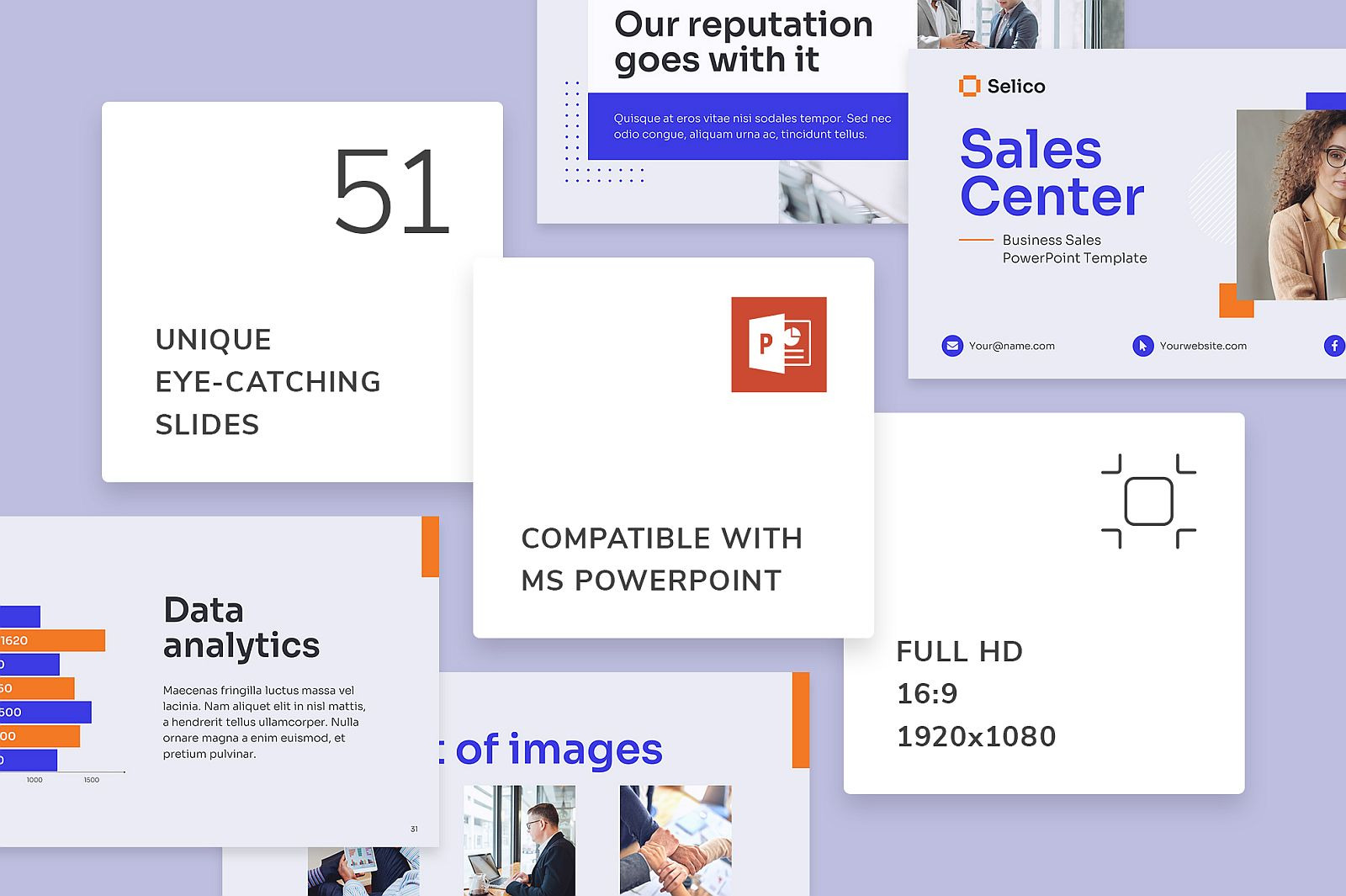 Business Sales Presentation PowerPoint Template