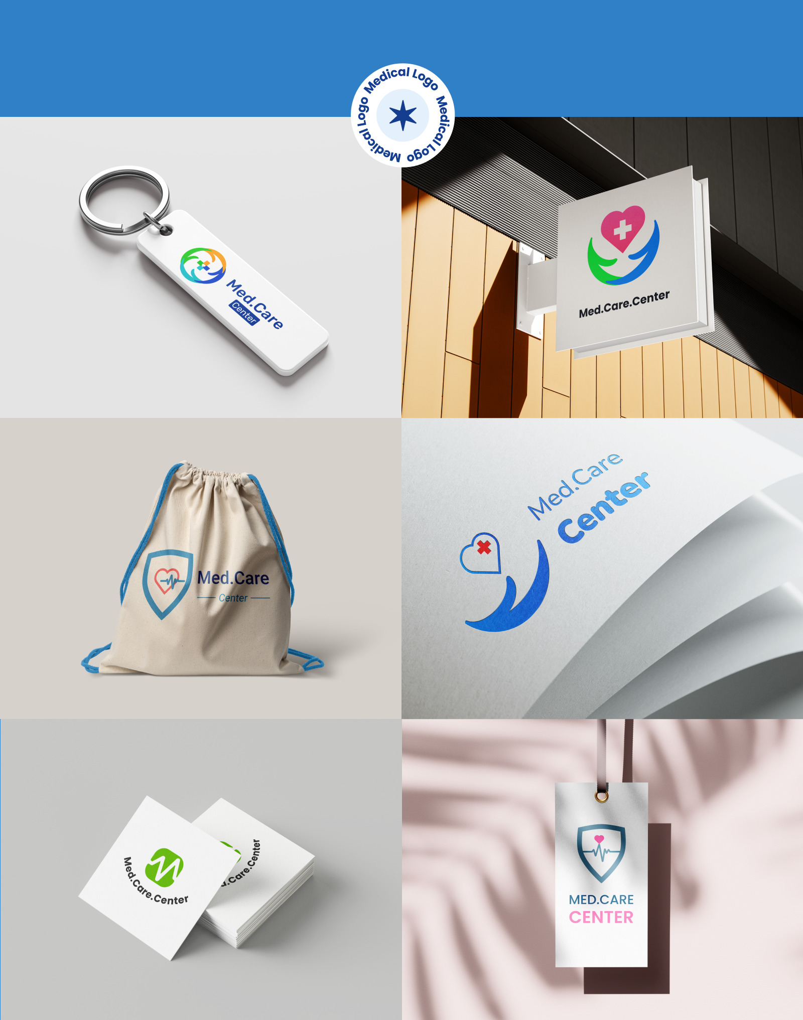 Med.Care.Center – Medical Logo Pack Template
