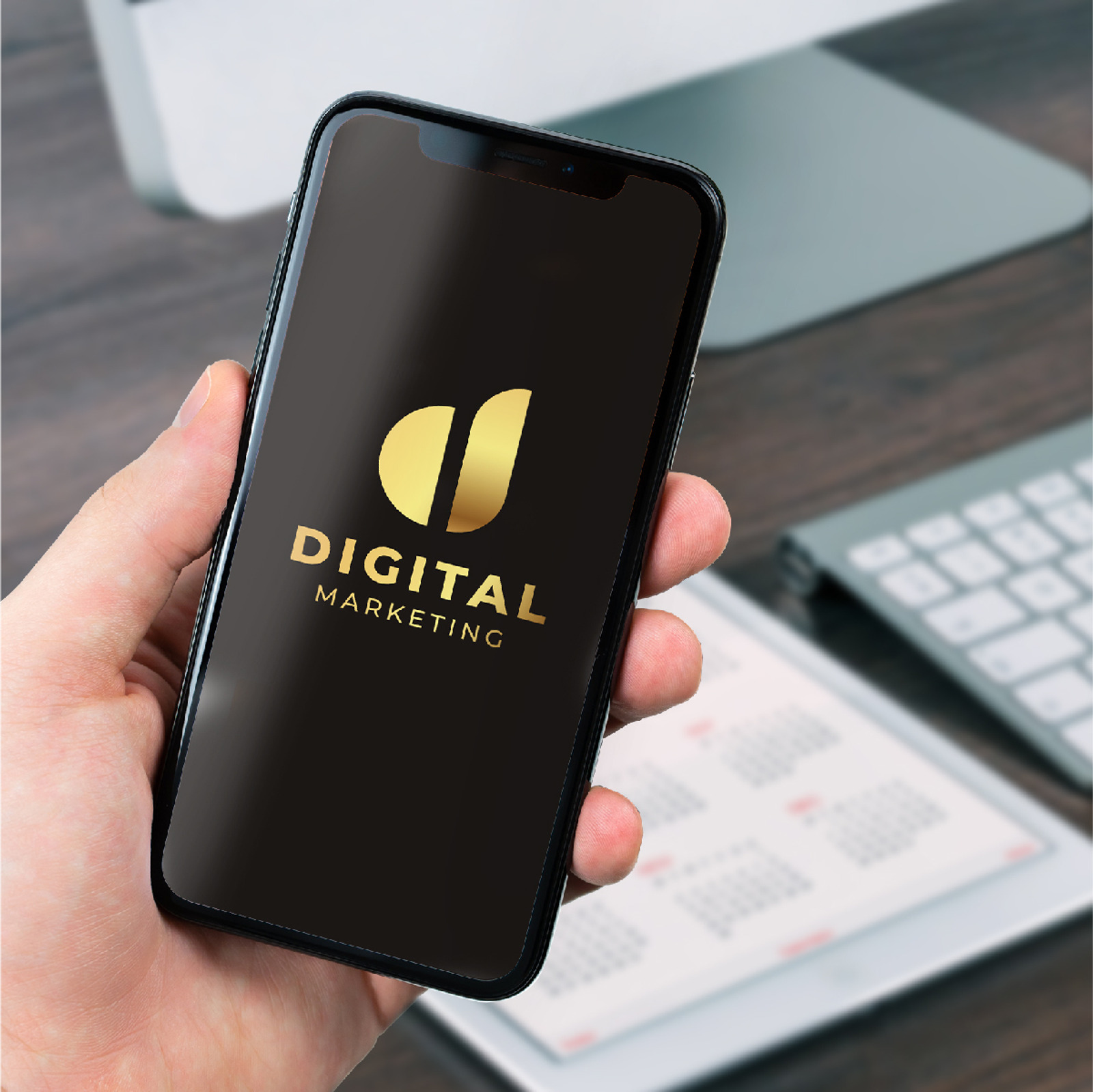 Digital Marketing D Letter Logo Template - TemplateMonster