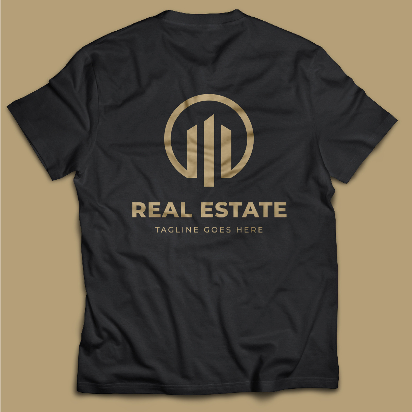 Real Estate Golden Logo Template #205103 - TemplateMonster