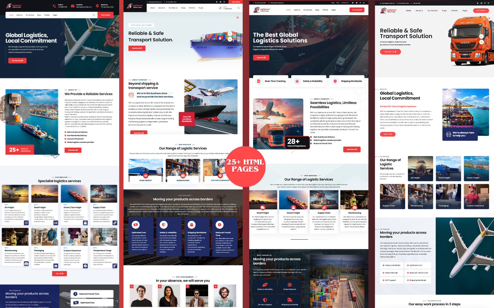 LogiSpeed - Transportaion Html Responsive Template