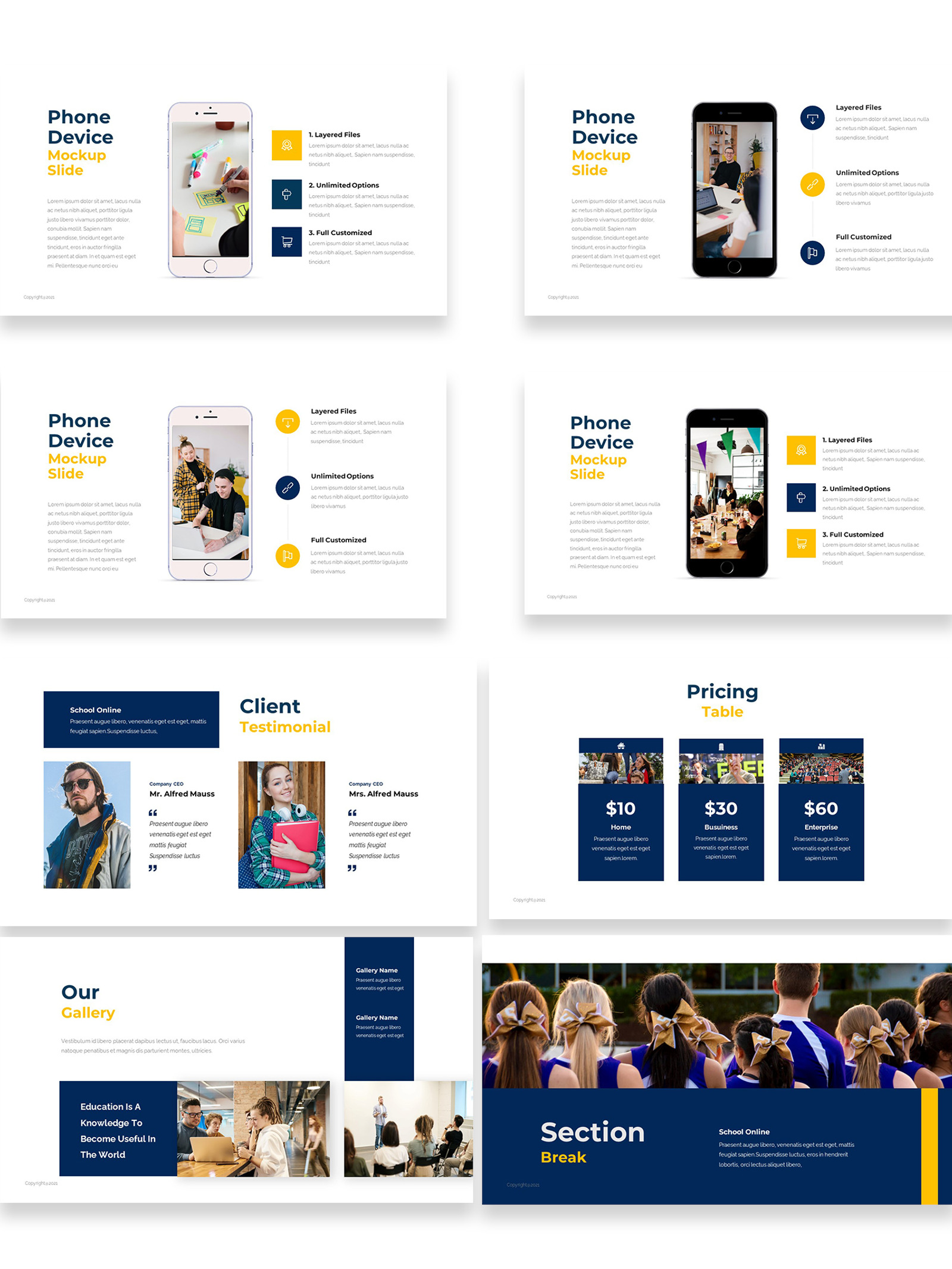 Schooling Presentation Powerpoint Template - TemplateMonster