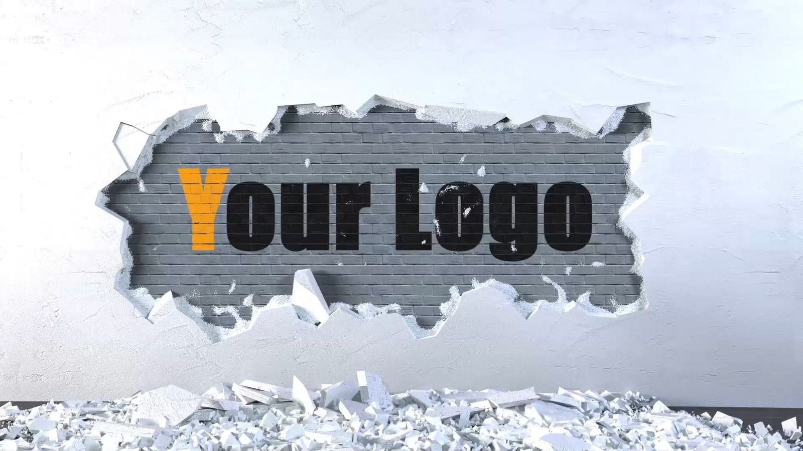 Duvar Yıkım Logosu After Effects Şablonları Duvar Yıkım Logosu After Effects Şablonları